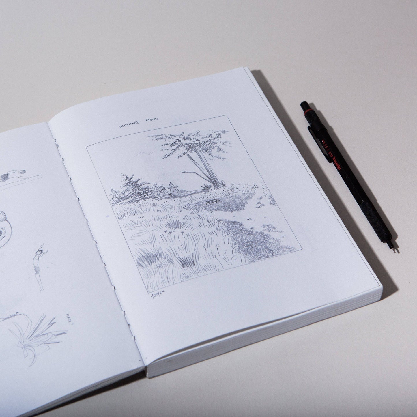 Alpine Lake Scenic Layflat Notebook