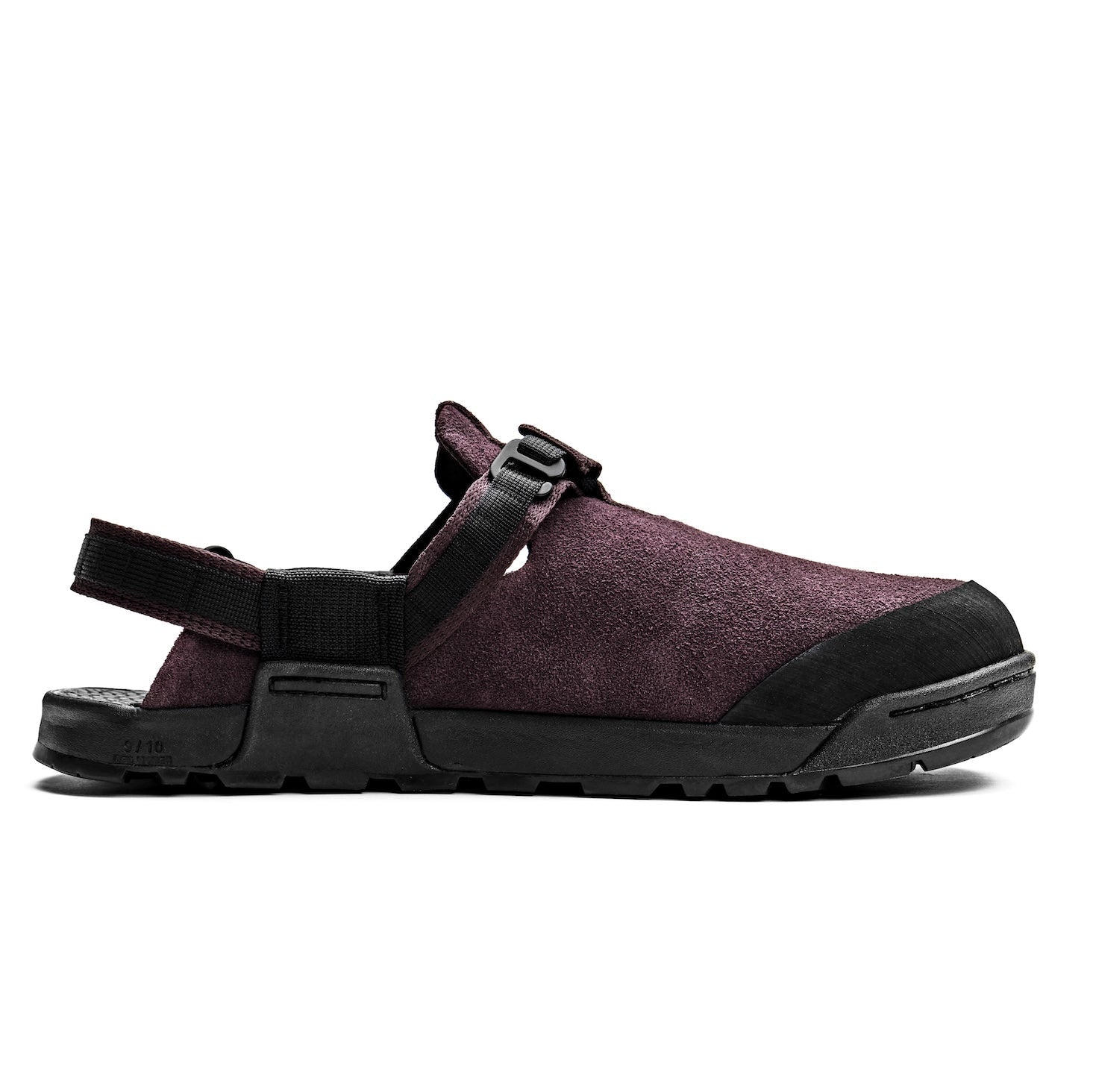 Mountain Clogs in Plum Suede