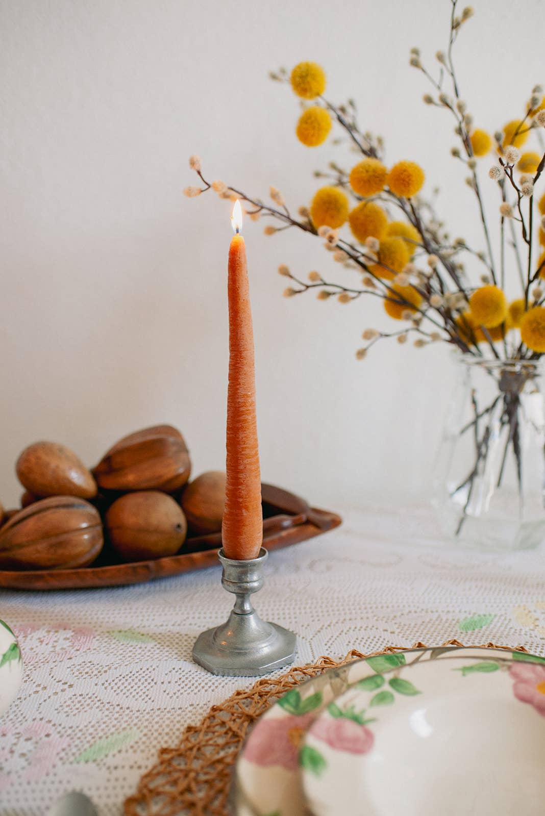 Carrot Beeswax Tapers