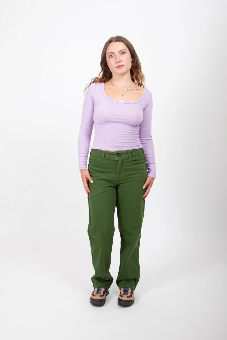 Painter Pants in Cypress Green
