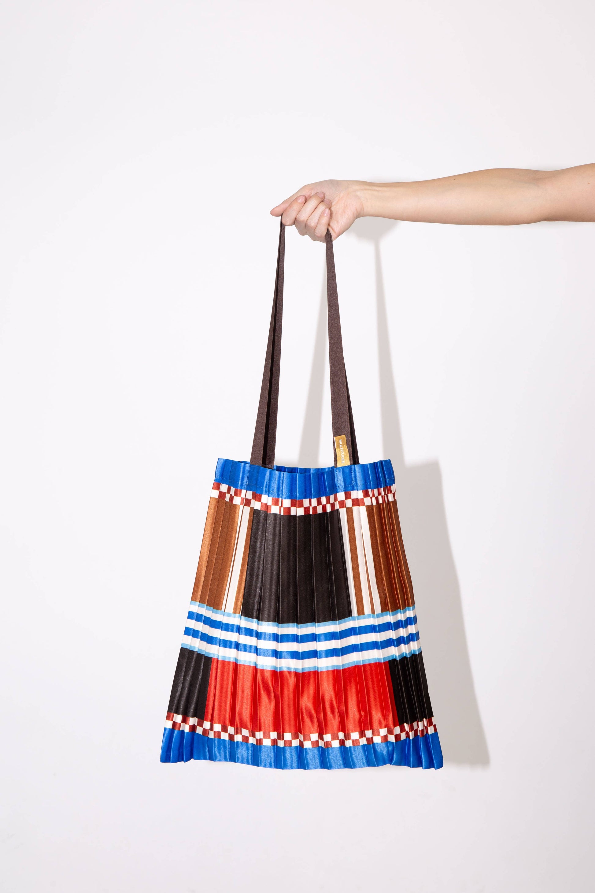 Pleated Tote Bag in Maddalena