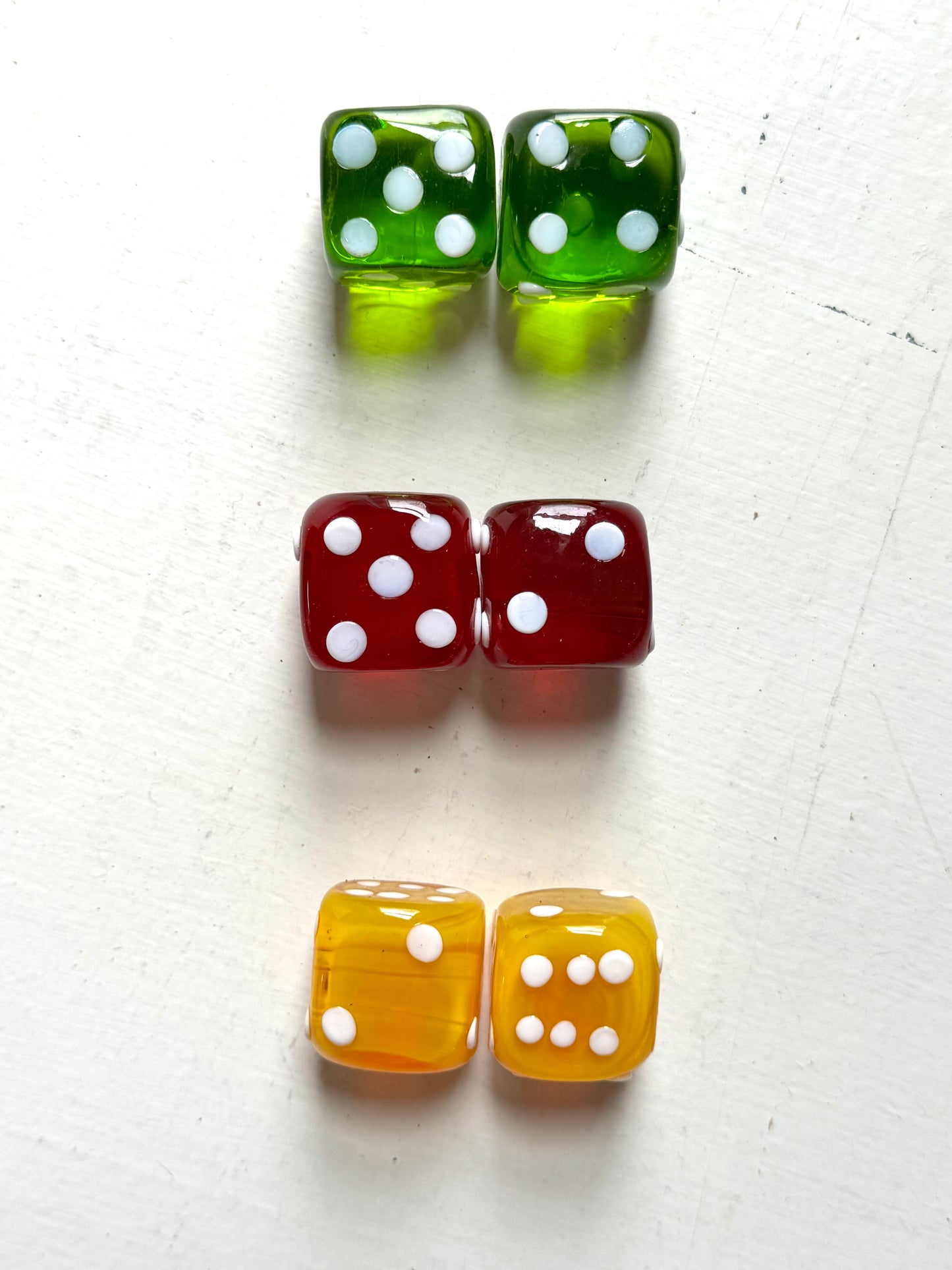 Murano Glass Dice
