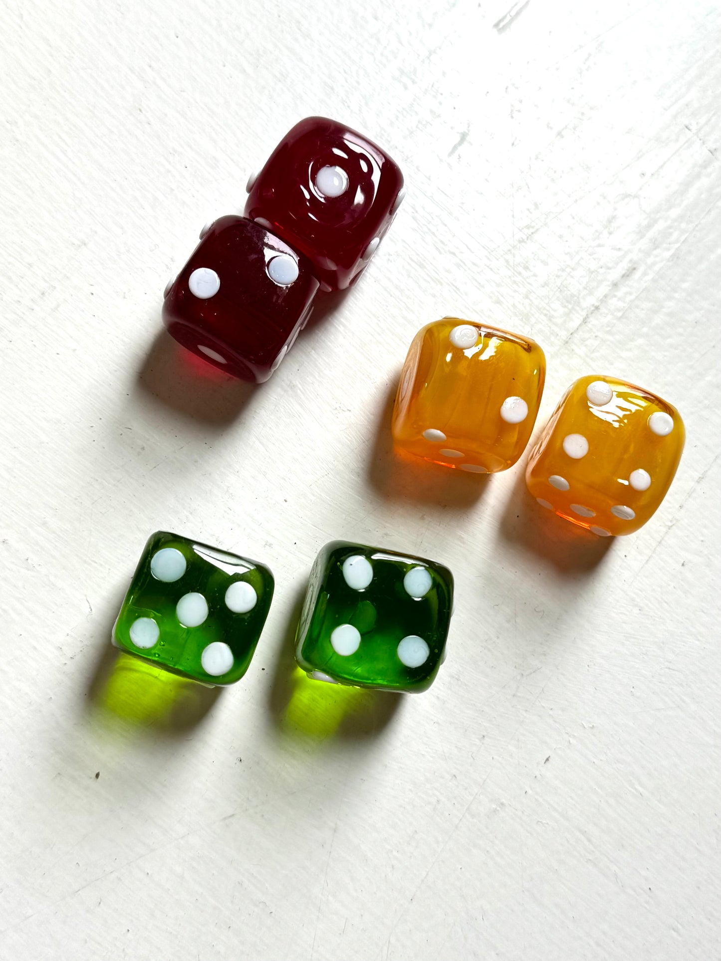 Murano Glass Dice