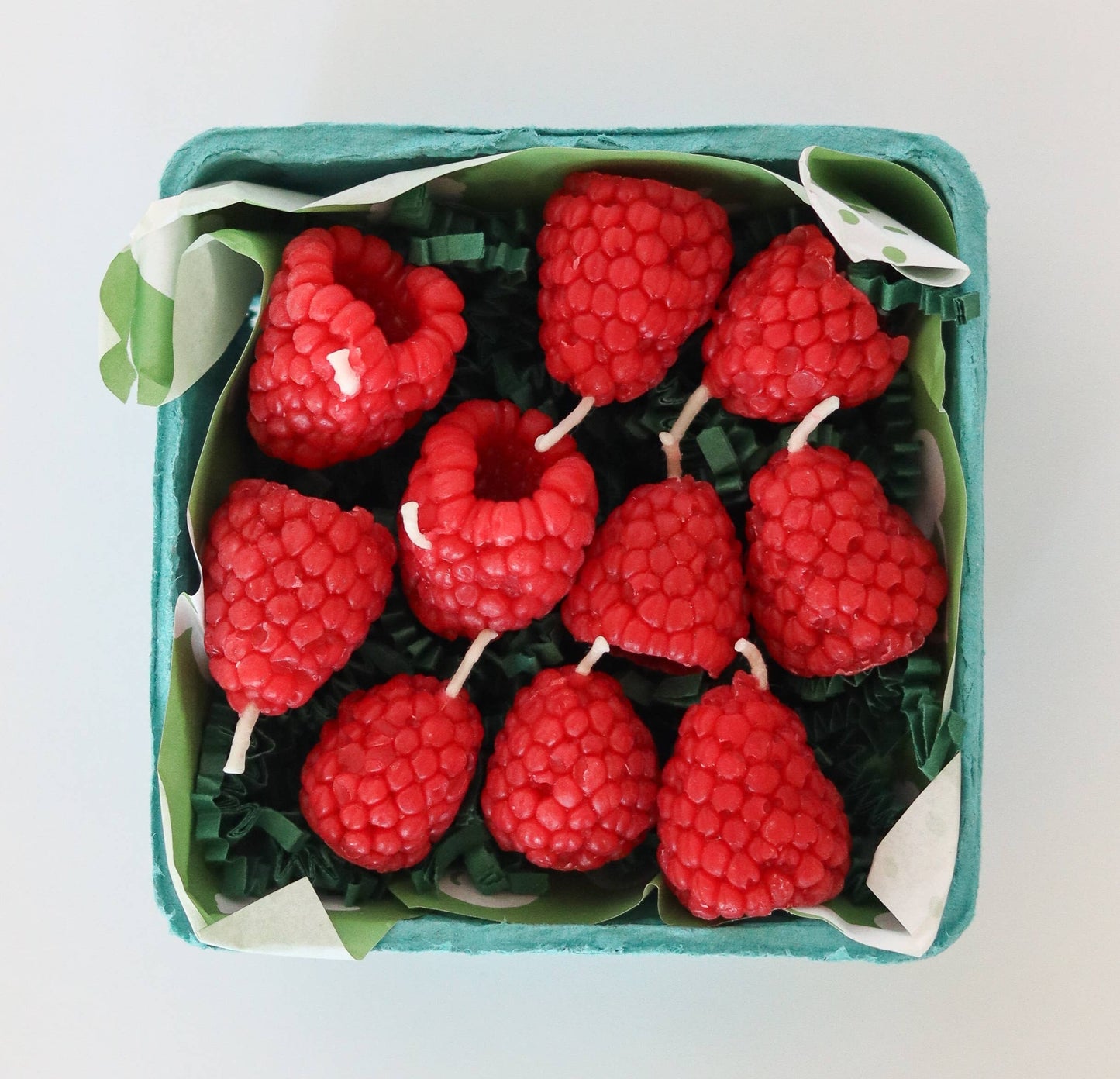 Raspberry Birthday Candles