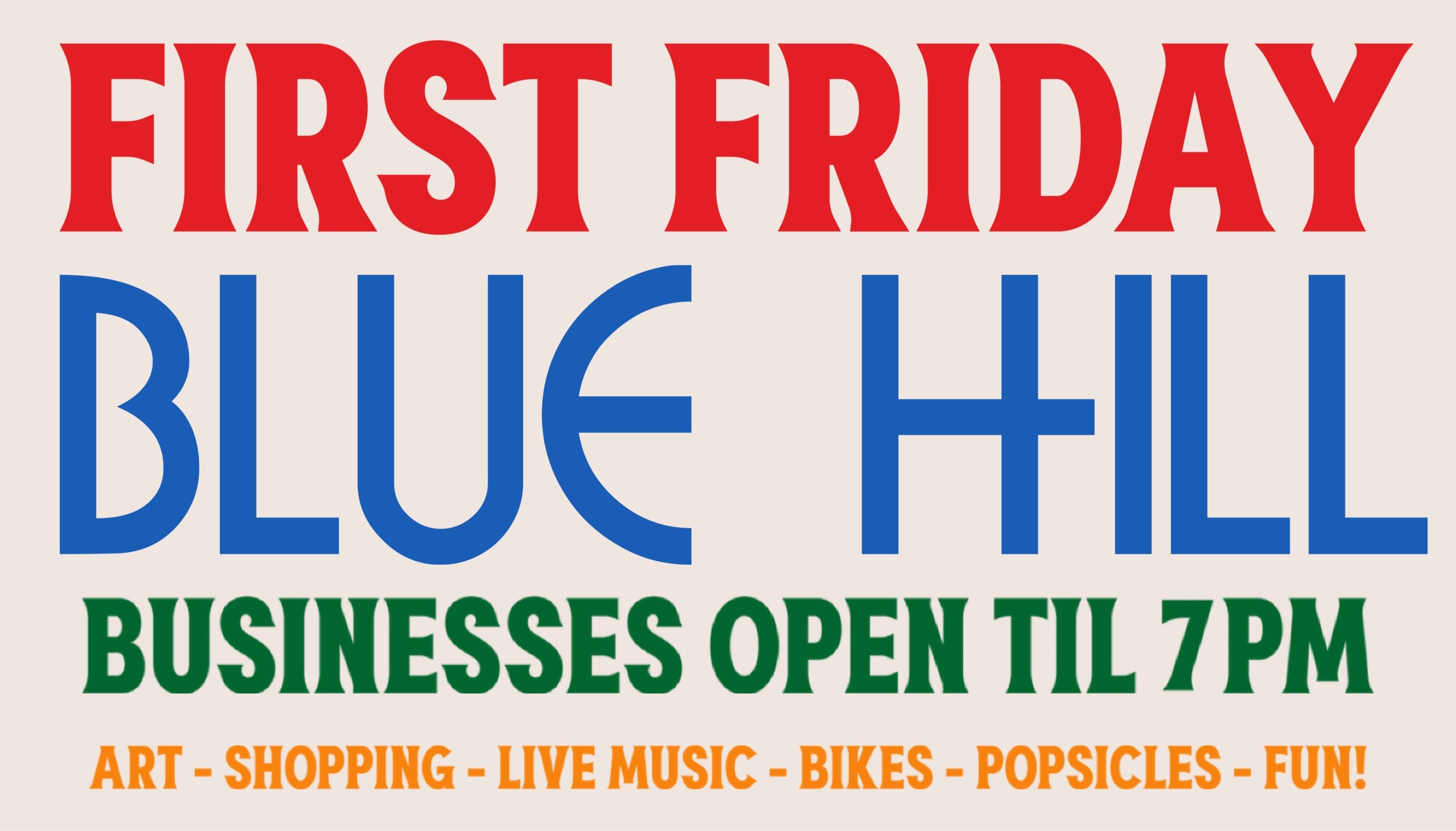 FIRST FRIDAYS – Working Loose