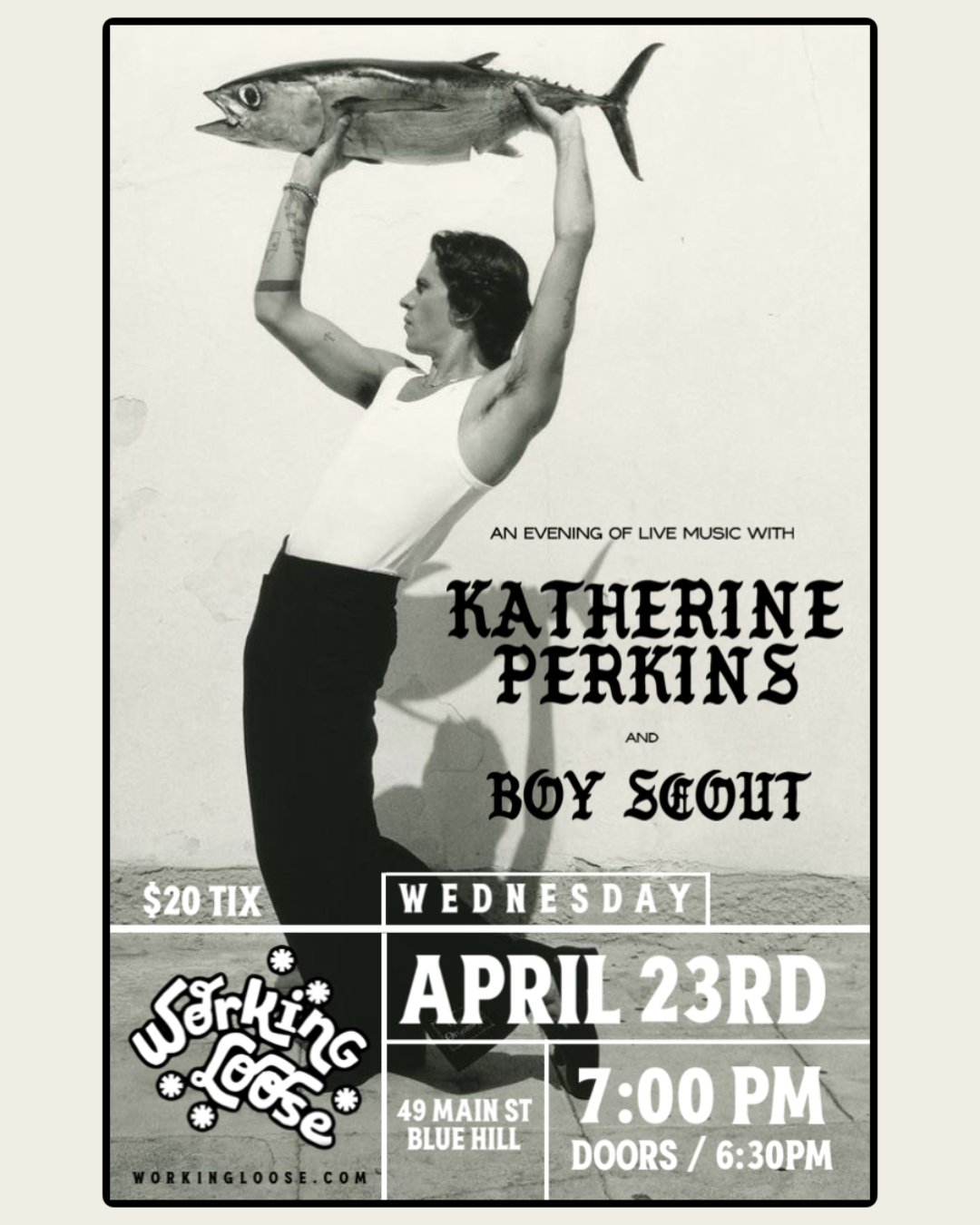 4/23 - LIVE MUSIC: Katherine Perkins + Boy Scout