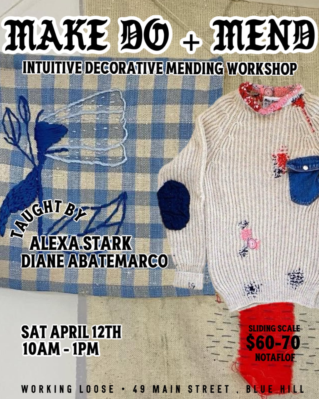 4/12 - Make Do + Mend WORKSHOP