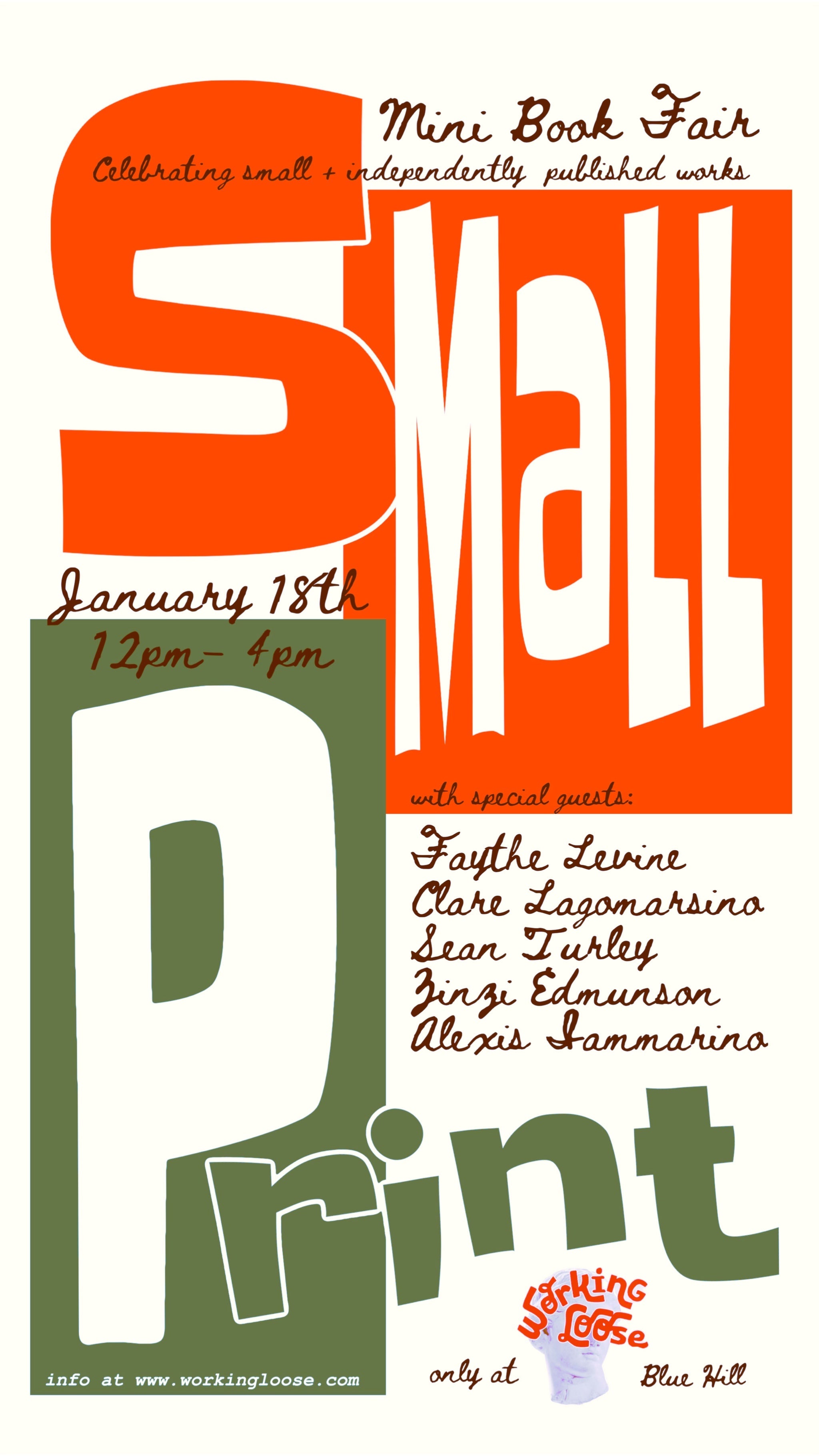 1/18 - Small Print: A Mini Book Fair