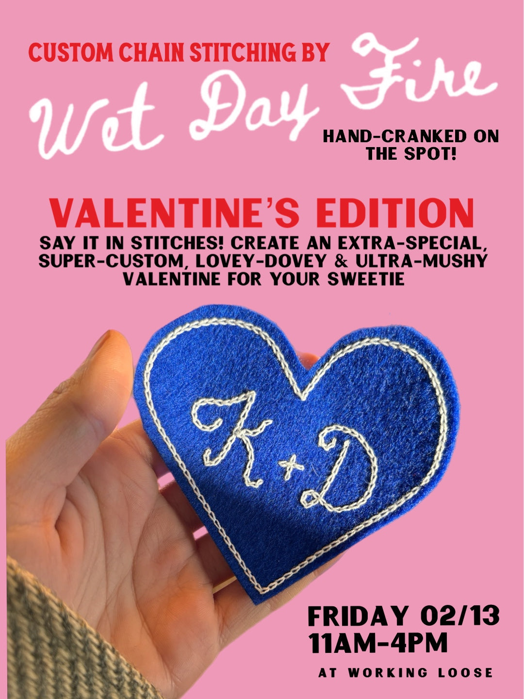 SAY IT IN STITCHES! CREATE AN EXTRA-SPECIAL, SUPER-CUSTOM, LOVEY-DOVEY &amp; ULTRA-MUSHY VALENTINE FOR YOUR SWEETIE