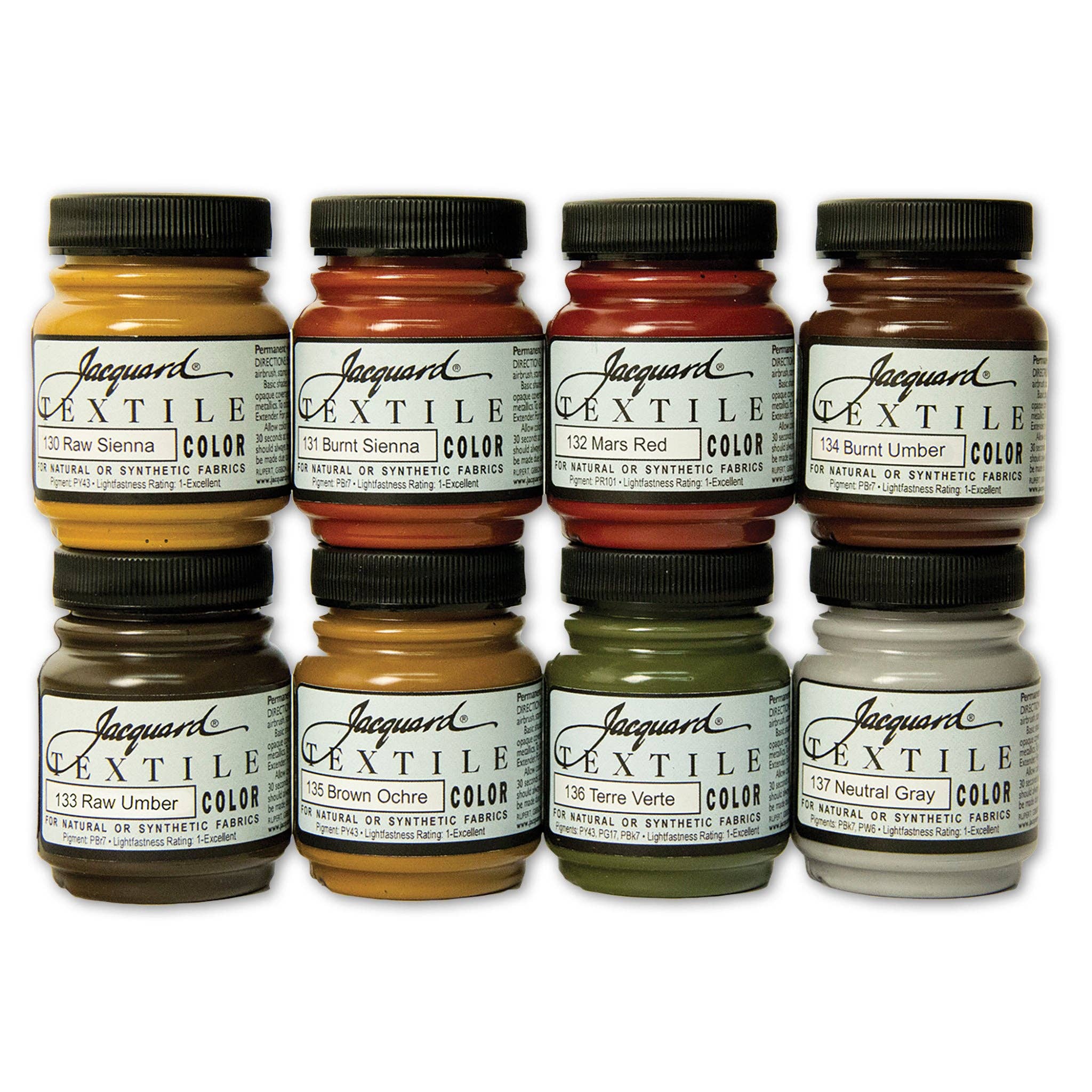 Textile Paint: Earth Color 8-Color Set