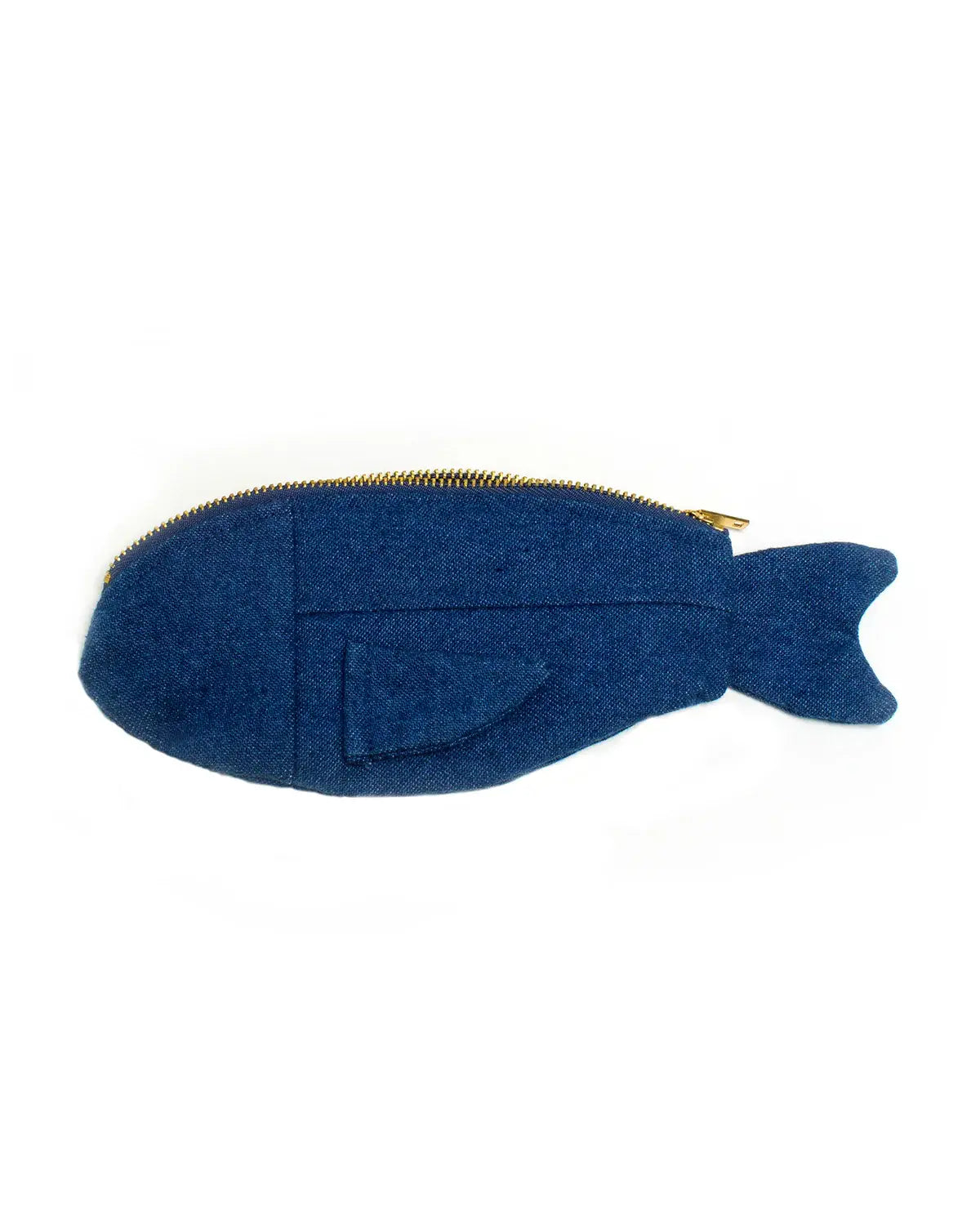 Denim Fish Pouch