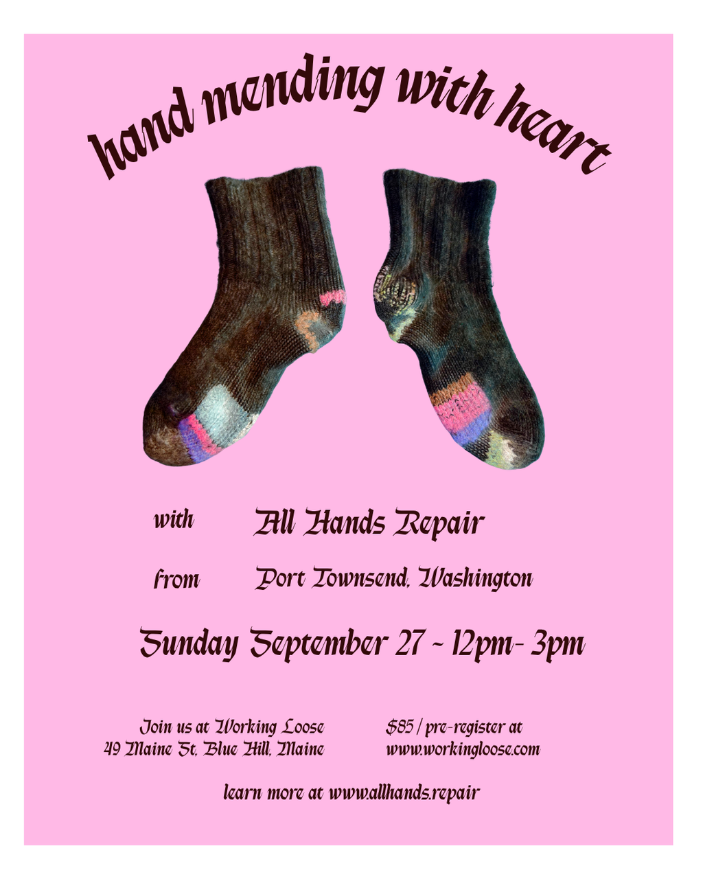WORKSHOP: Hand Mending with Heart