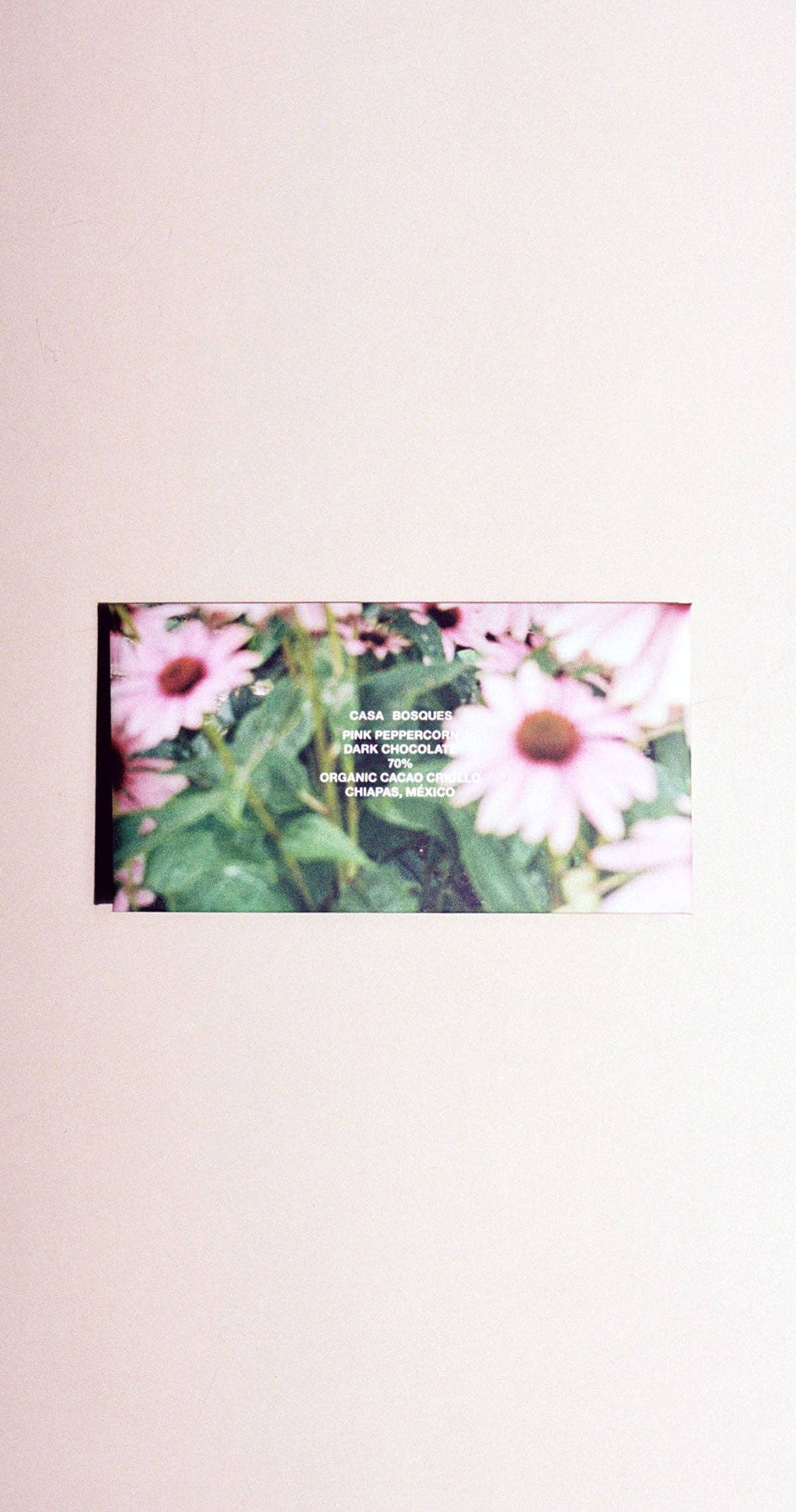 Pink Peppercorn Chocolate Bar