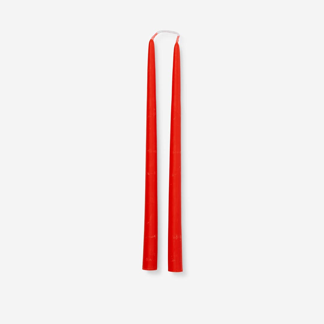 Coral Beeswax Candles