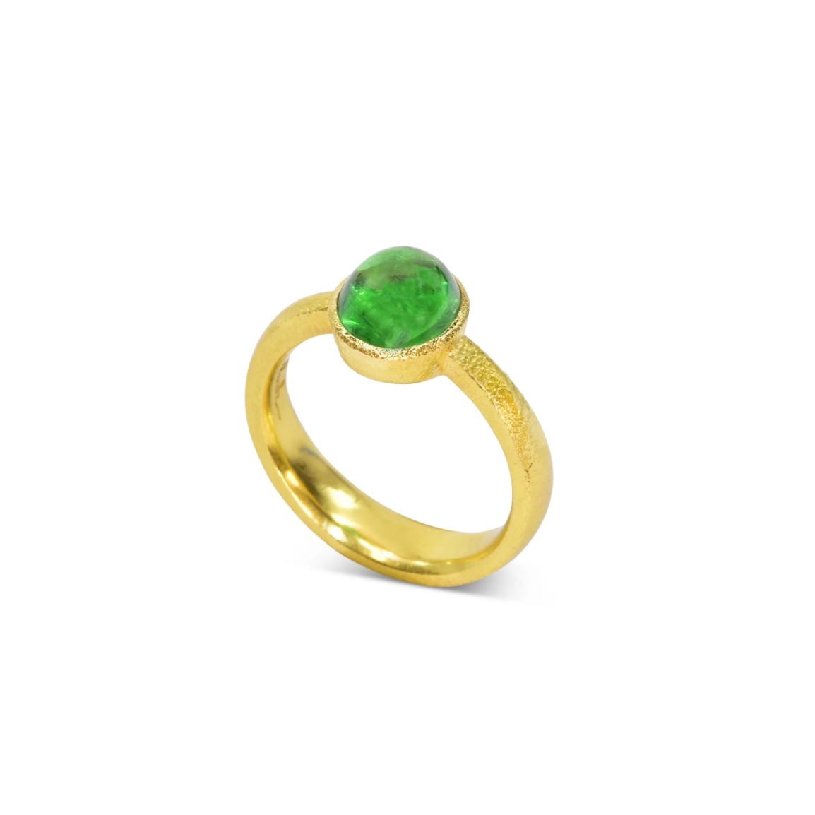 18k + Tsavorite Garnet Ring