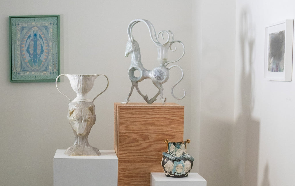 Shari Mendelson | Walking Ibex with Vessel