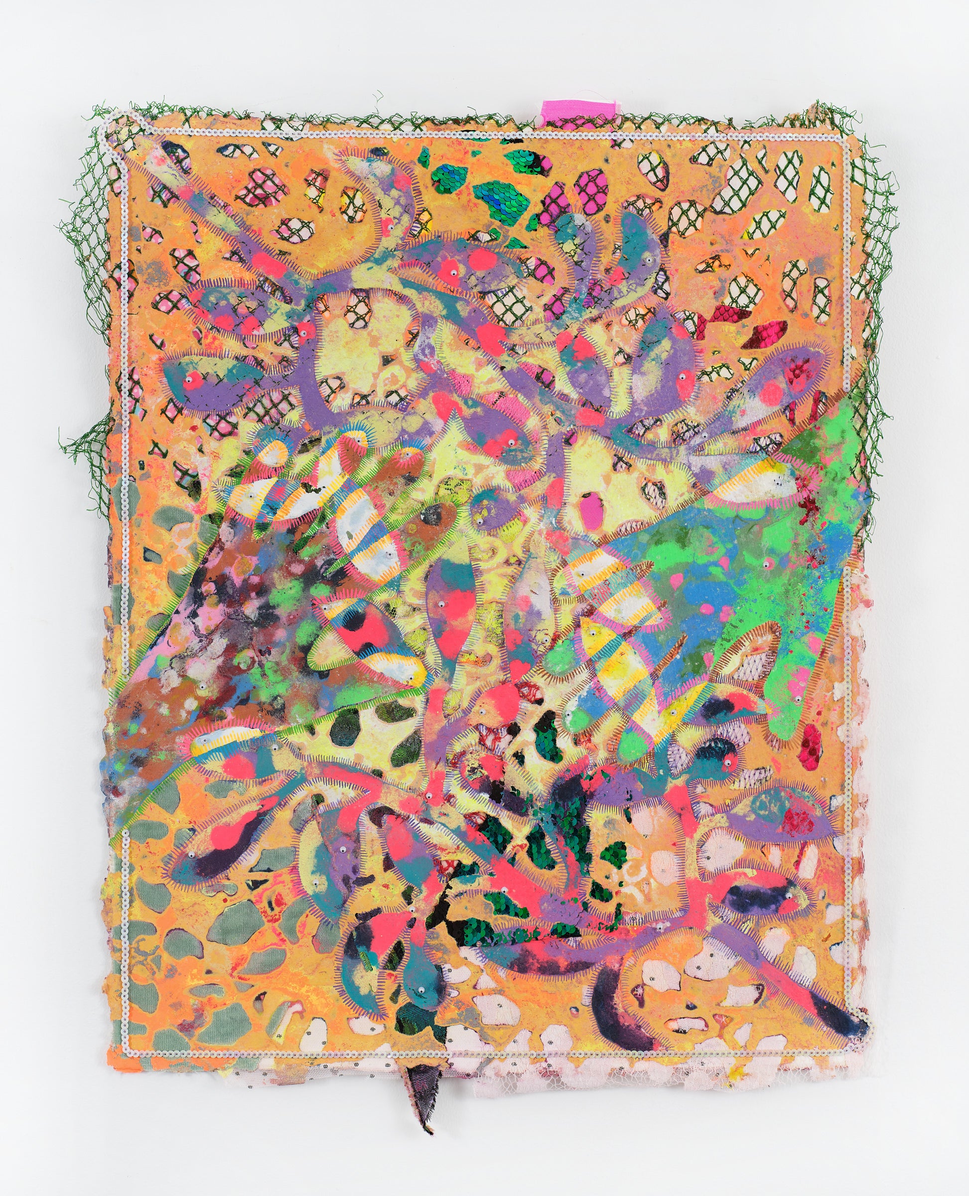 Blueberry Plants and I (Orange), from the Kinship Series