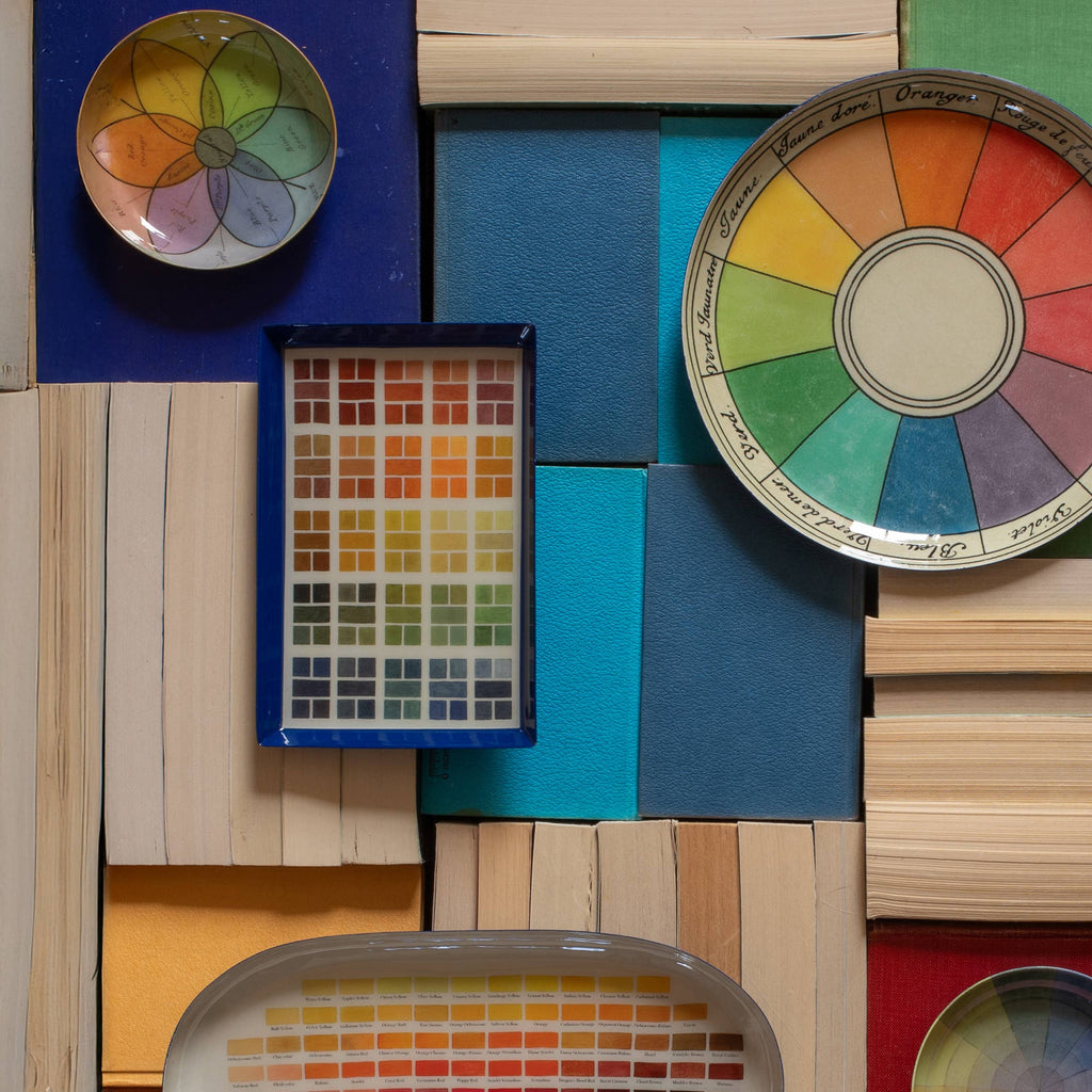 Cercle Chromatique Color Wheel Enamel Tray