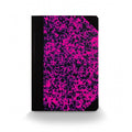 A5 Magenta Cloud Composition Notebook with Elastic