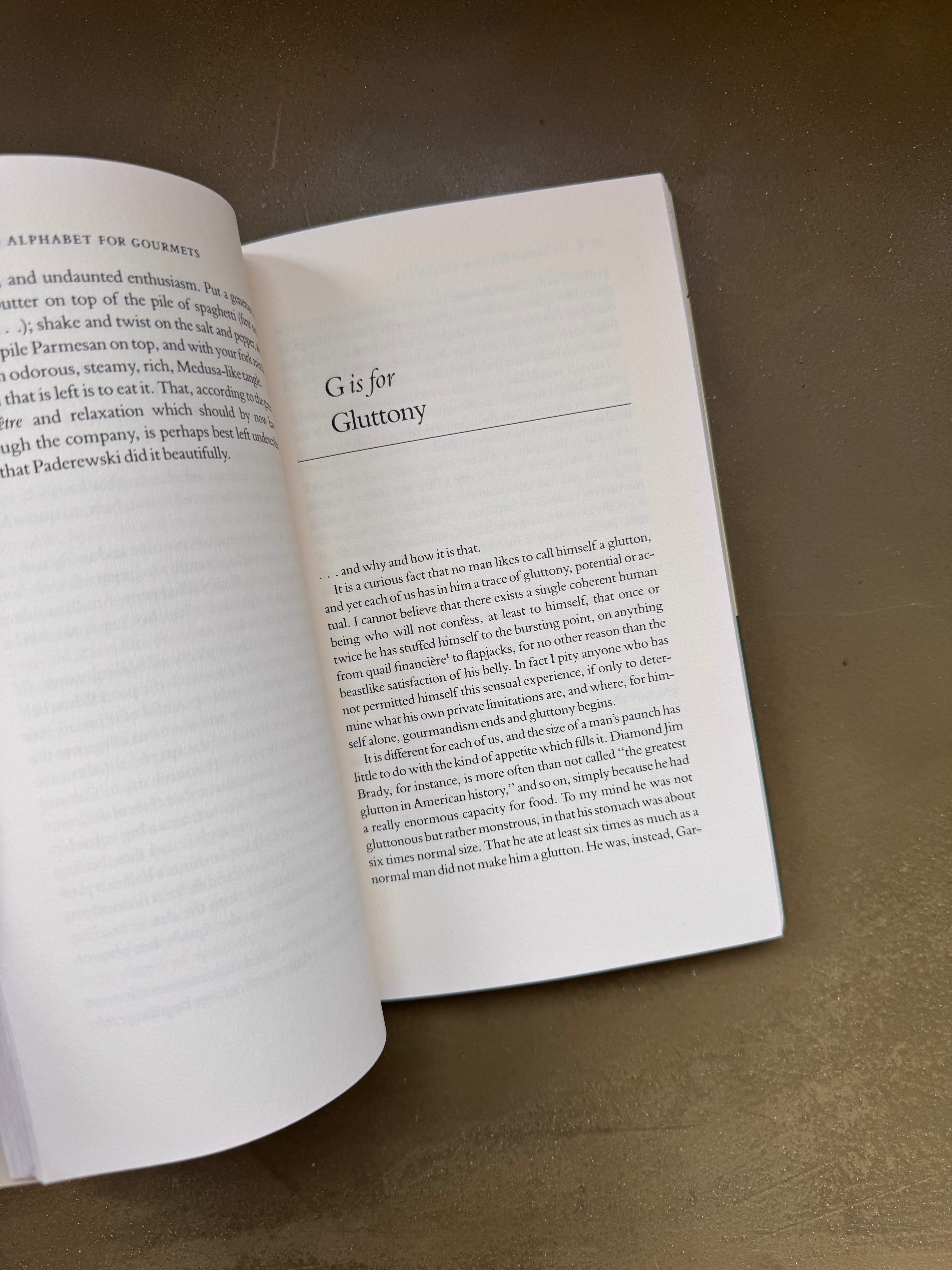 MFK Fisher - An Alphabet for Gourmets