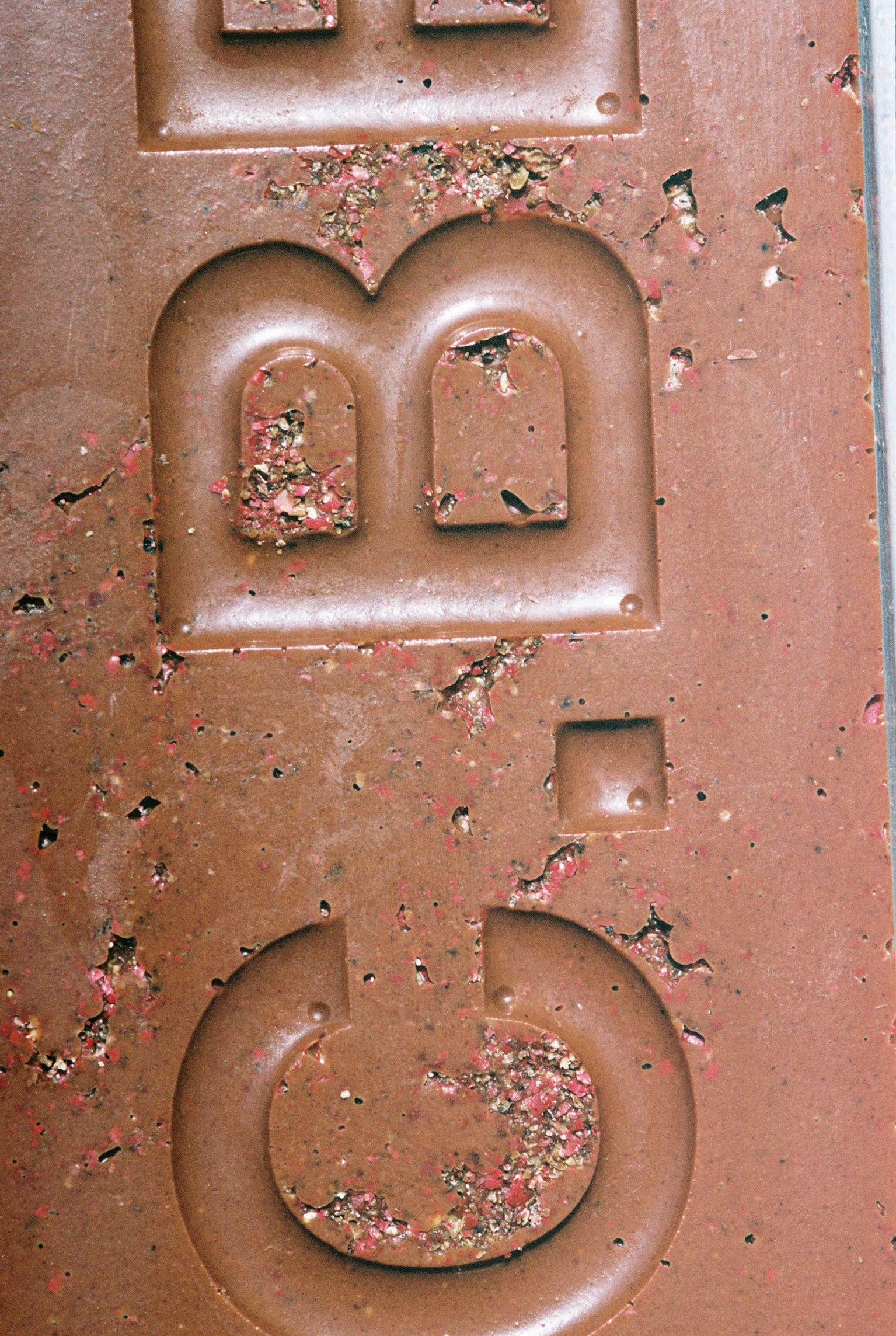 Pink Peppercorn Chocolate Bar