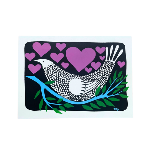 Lovely Dove on a Branch Card