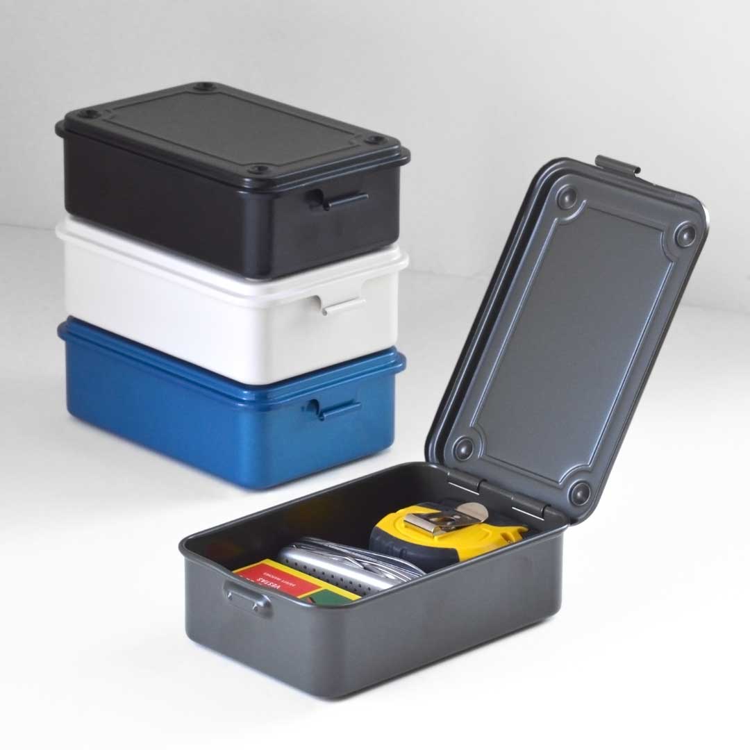 Steel Stackable Storage Box in Yellow