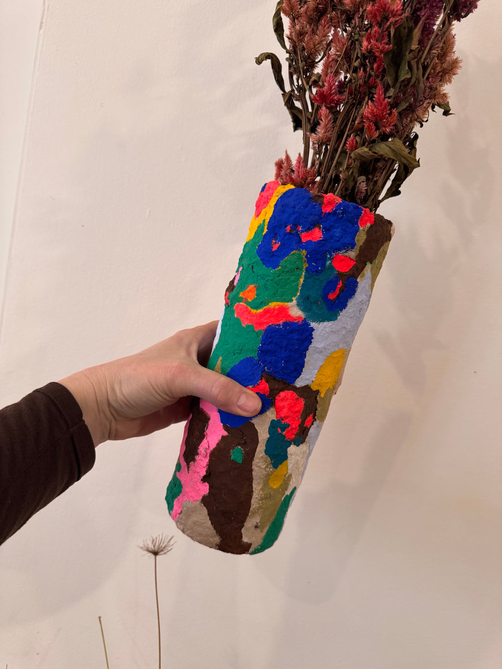 Floral Tube Vessel - Multi