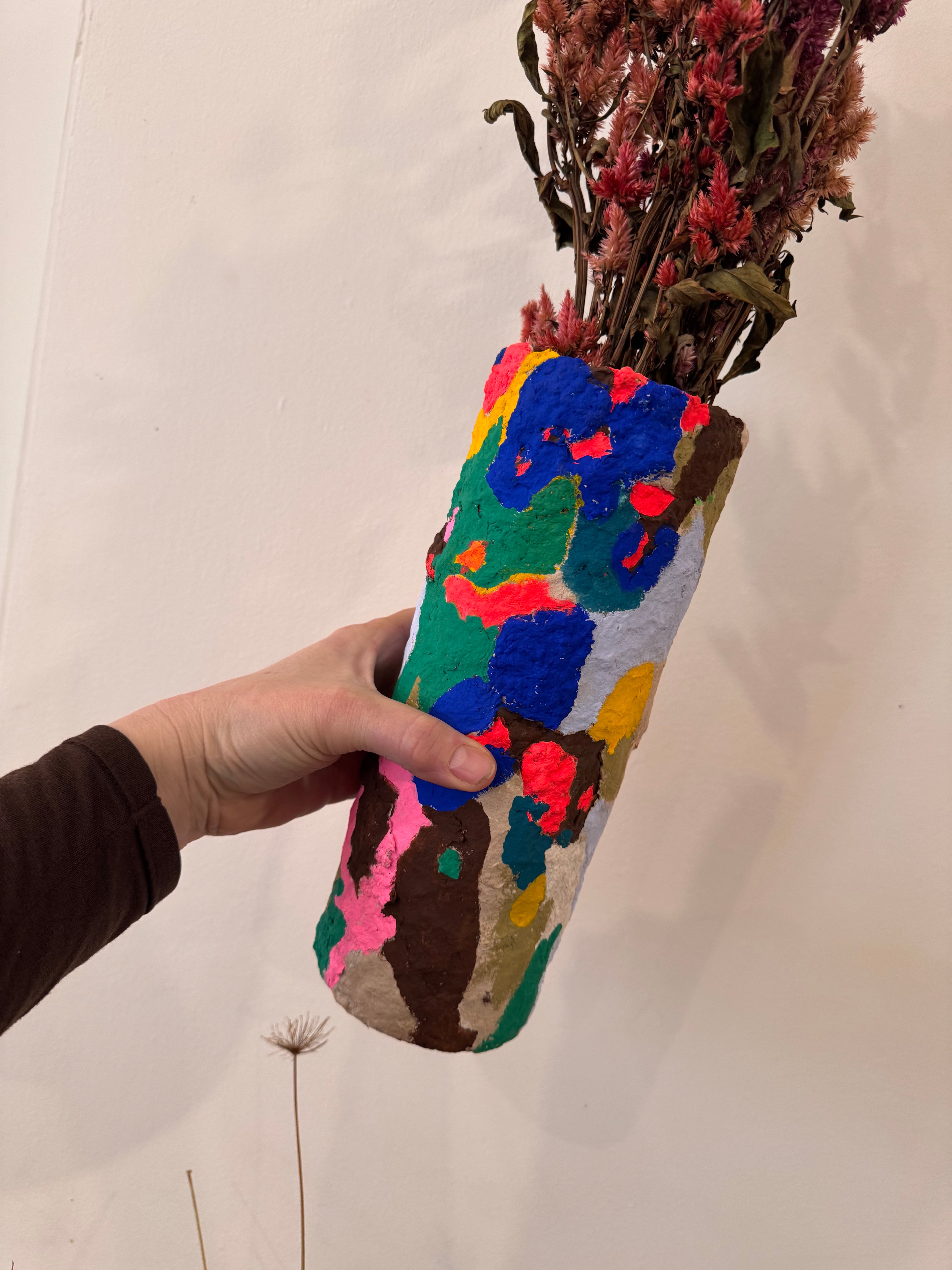 Floral Tube Vessel - Multi