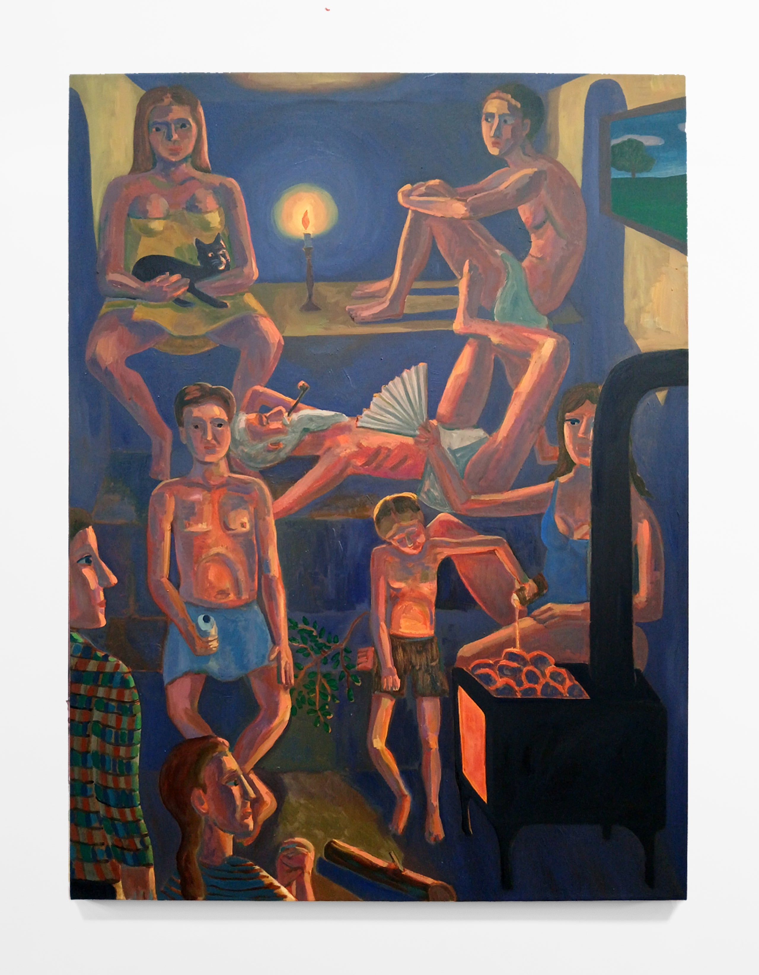 Alexander Noland | 8 People in a Sauna