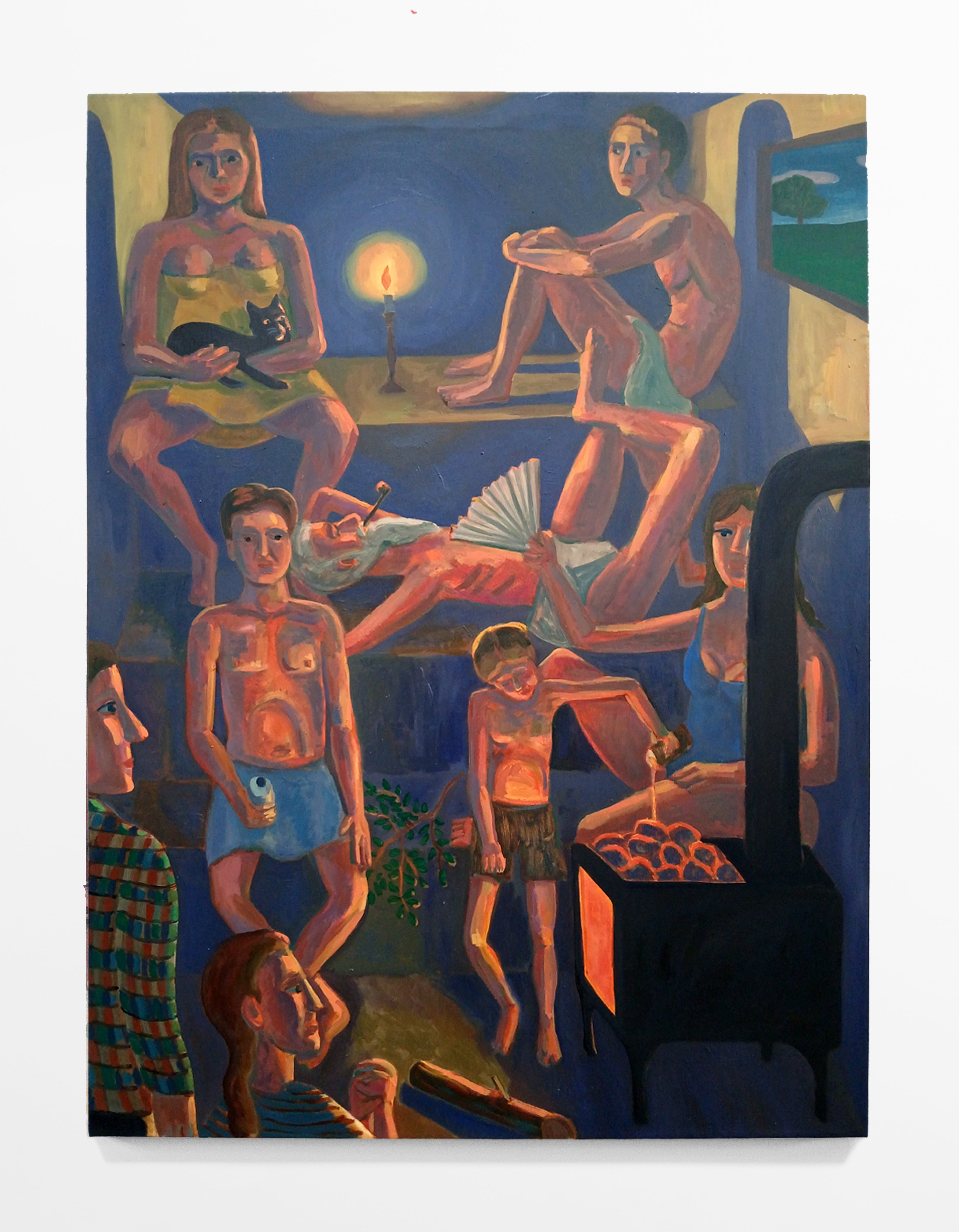 Alexander Noland | 8 People in a Sauna