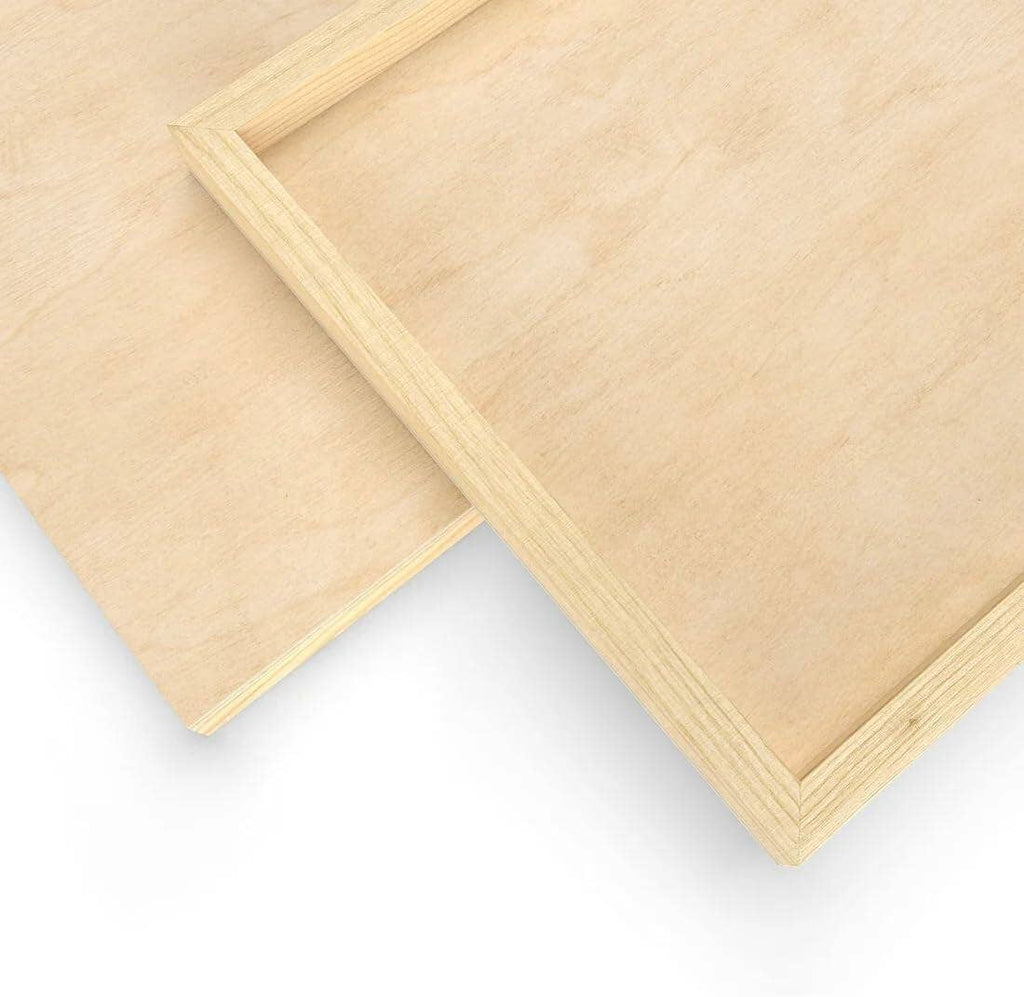 8x8 Wood Canvas Board, Set of 5