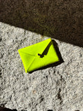 Andie Card Wallet: Fluoro Yellow