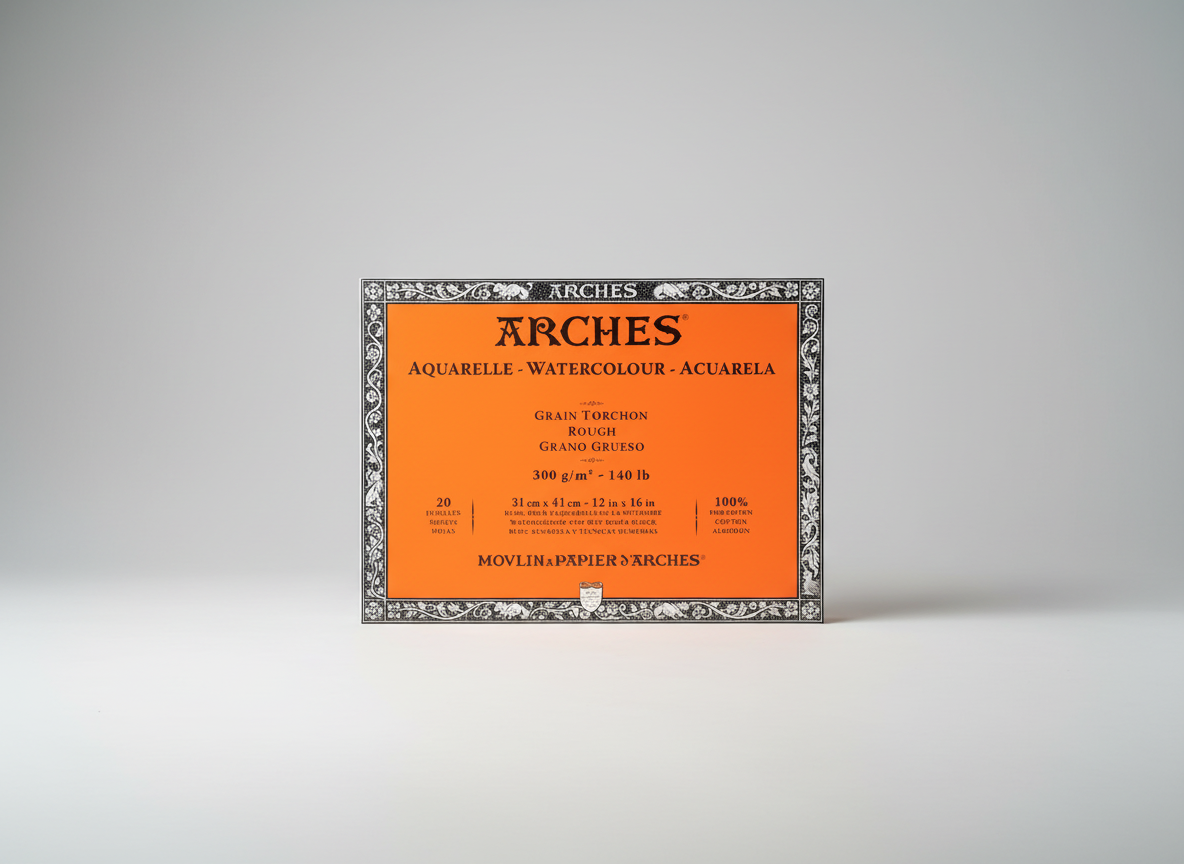 Arches Watercolor Block - Rough, 12" x 16"