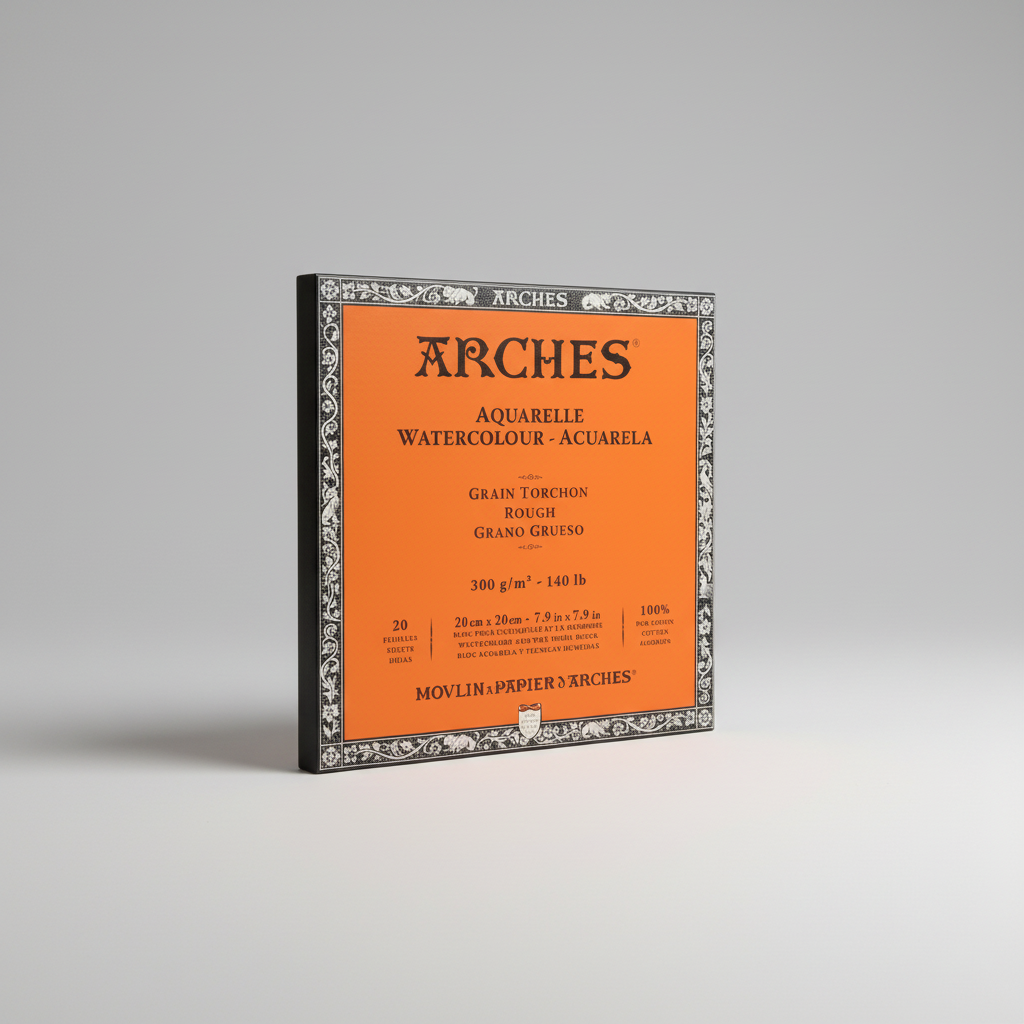 Arches Watercolor Block - Rough, 7.9" x 7.9"