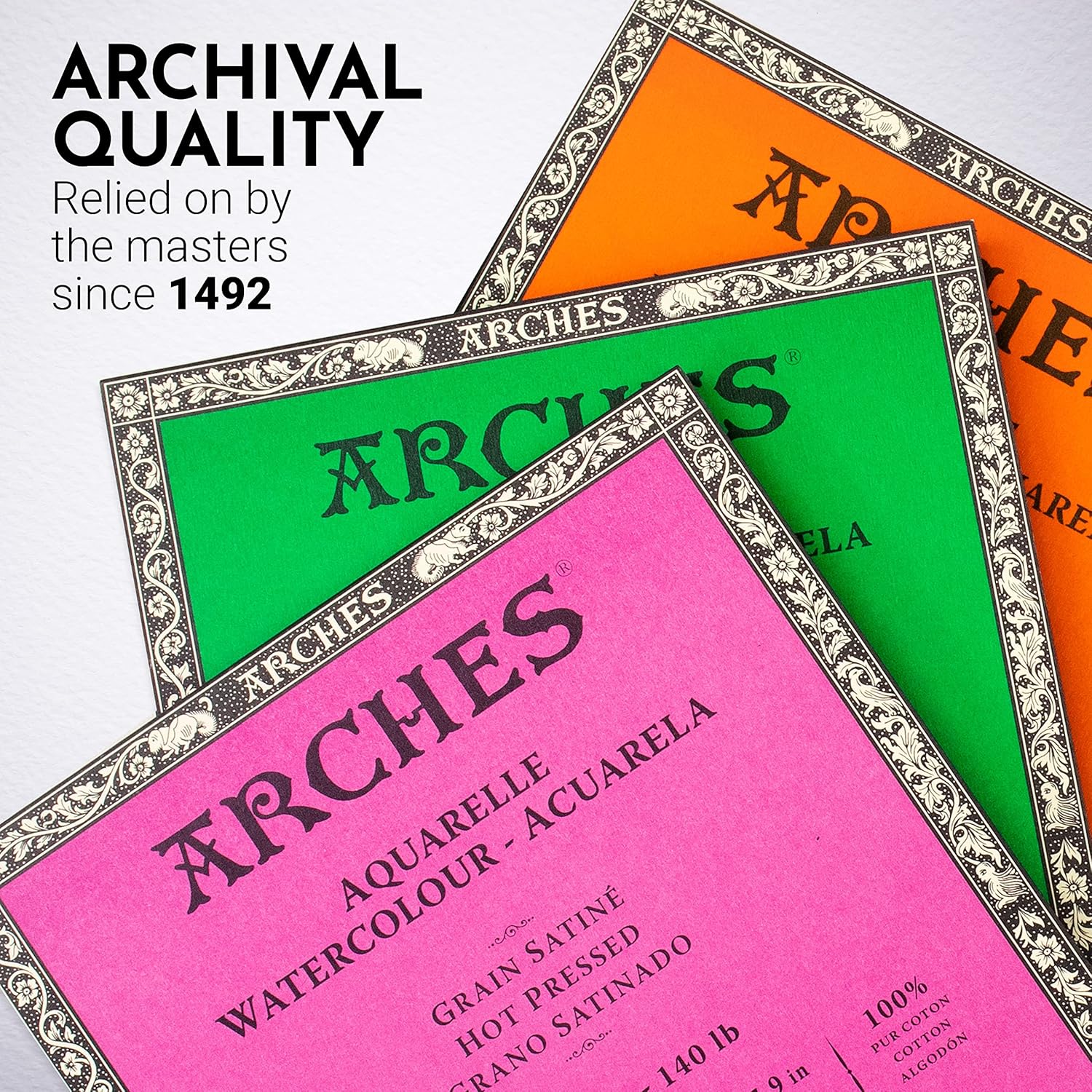 Arches Watercolor Block - Hot Press, 7" x 10"