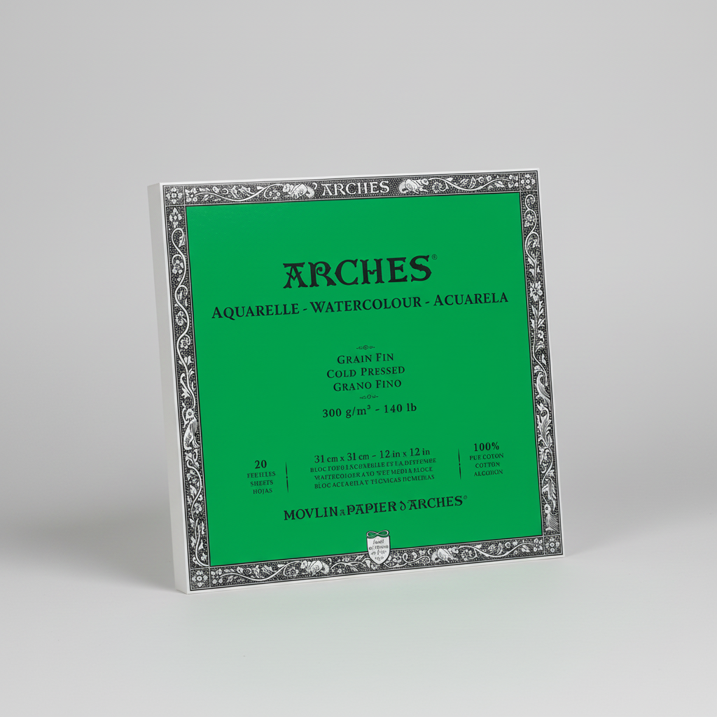 Arches Watercolor Block - Cold Press, 12" x 12"