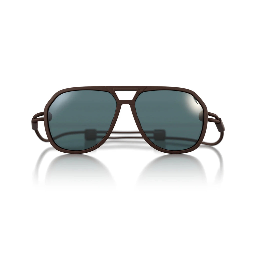 Classics in Matte Brown + Polarized Grey Lenses - Narrow
