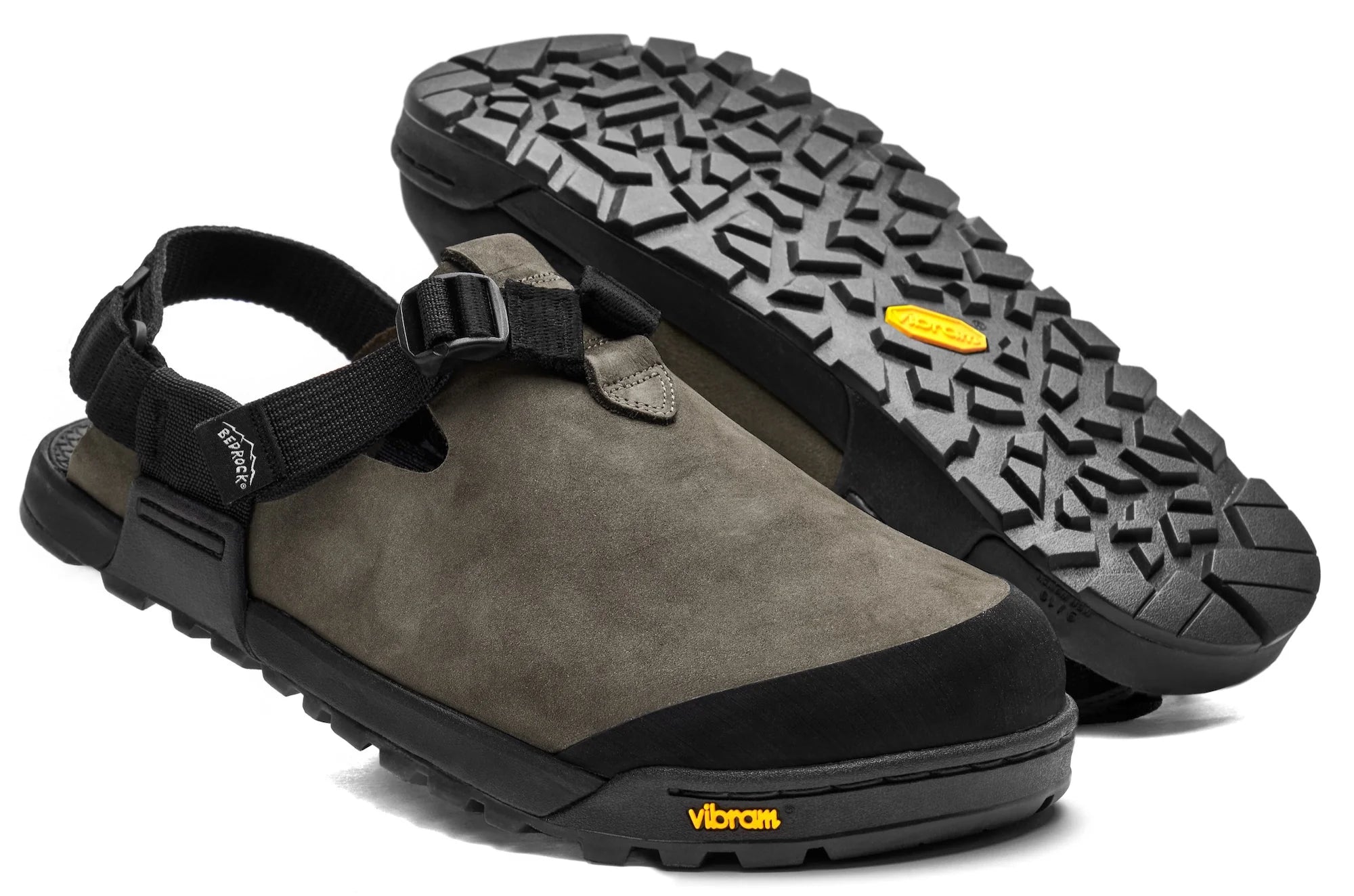 Mountain Clogs in Driftwood Nubuck Leather