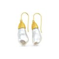 22k + Baroque Keshi Pearl Drops