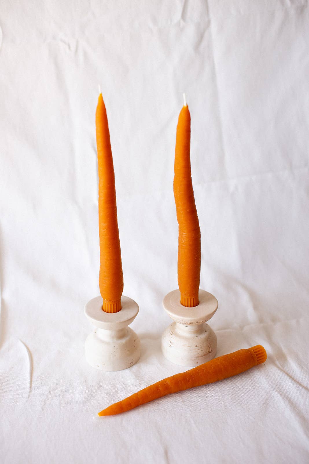 Carrot Beeswax Tapers