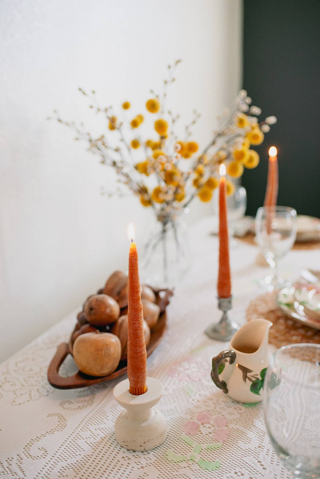 Carrot Beeswax Tapers