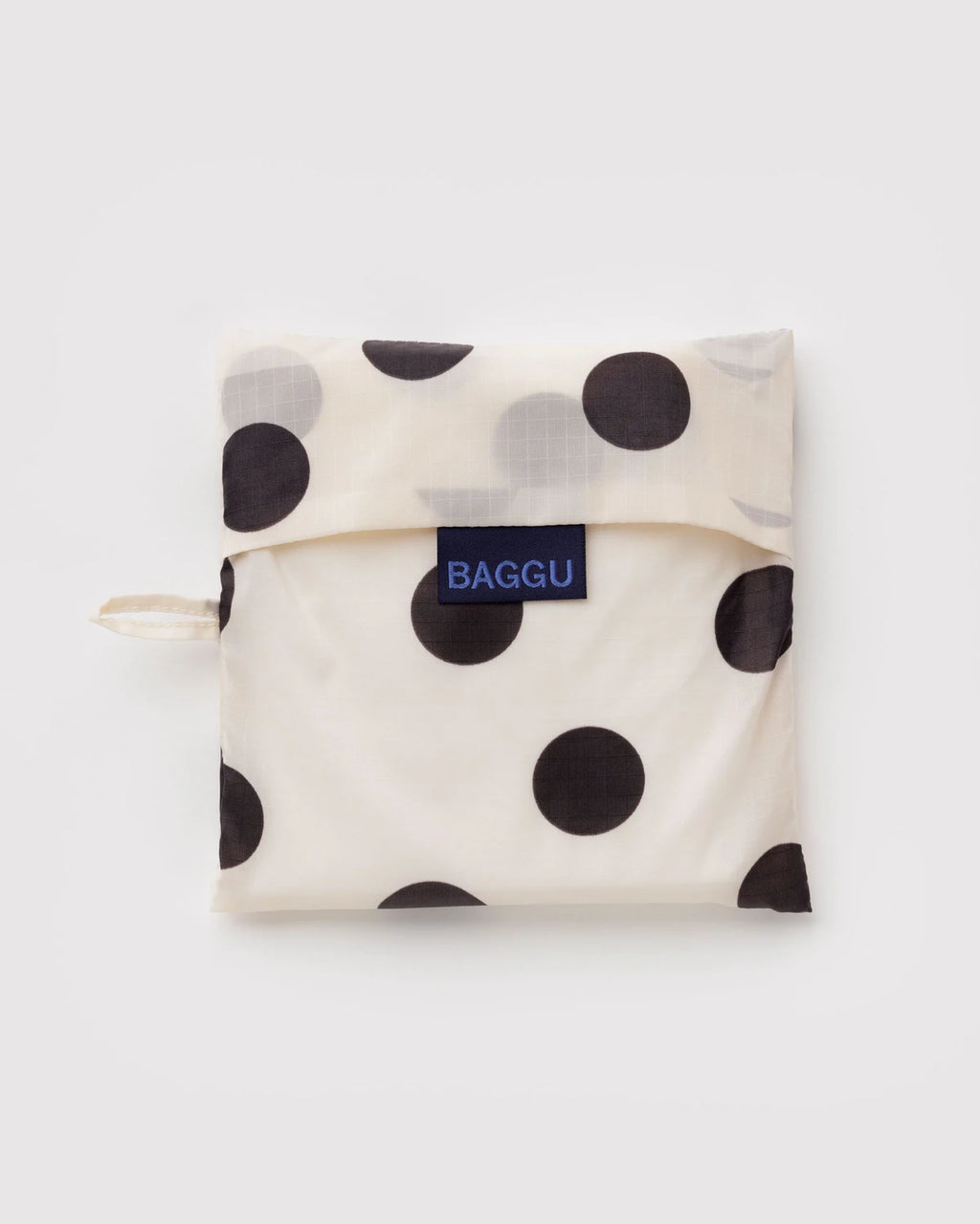 Big Baggu - Cream and Black Polka Dot