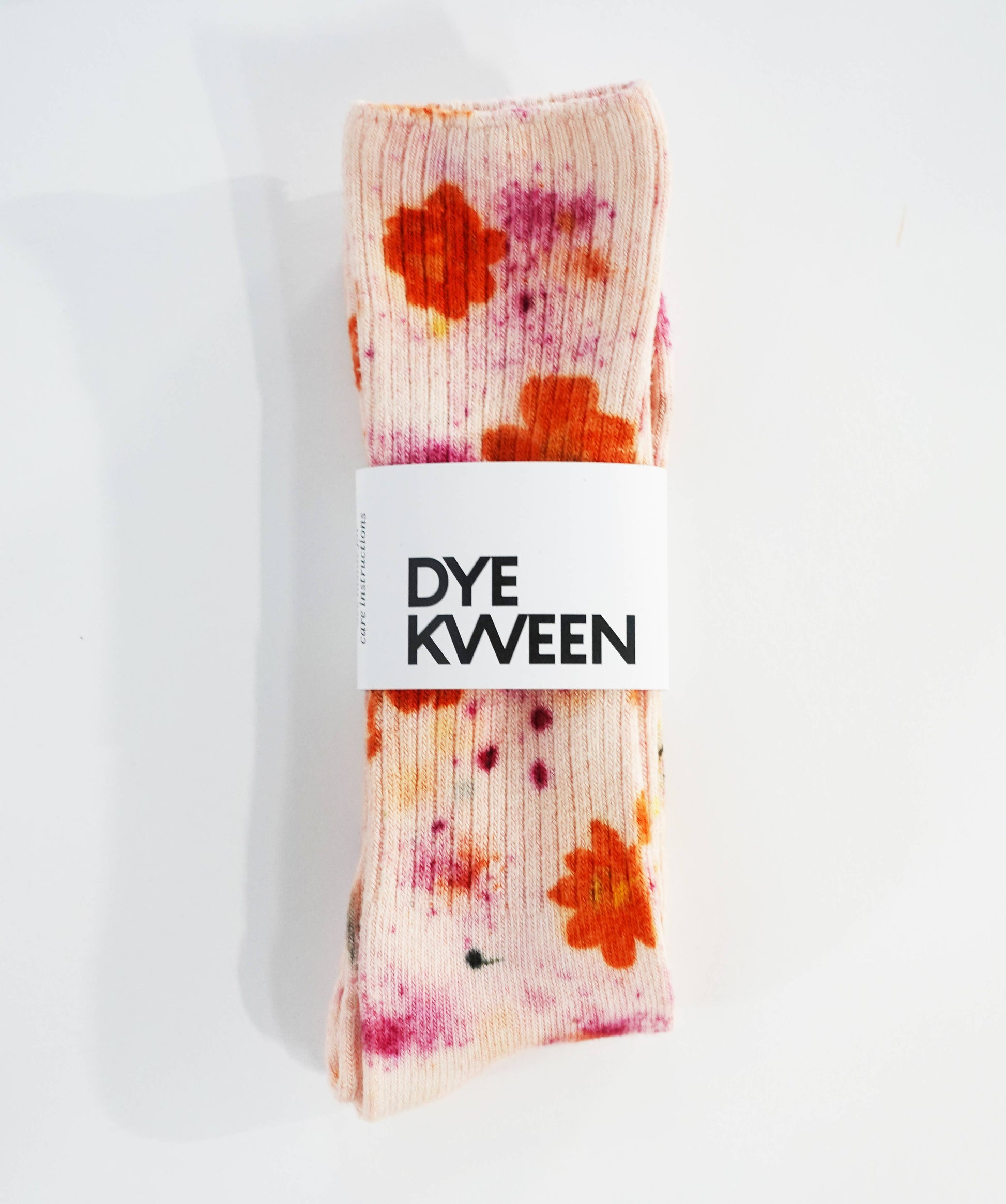Flower Power Bamboo Socks in Pink Floral
