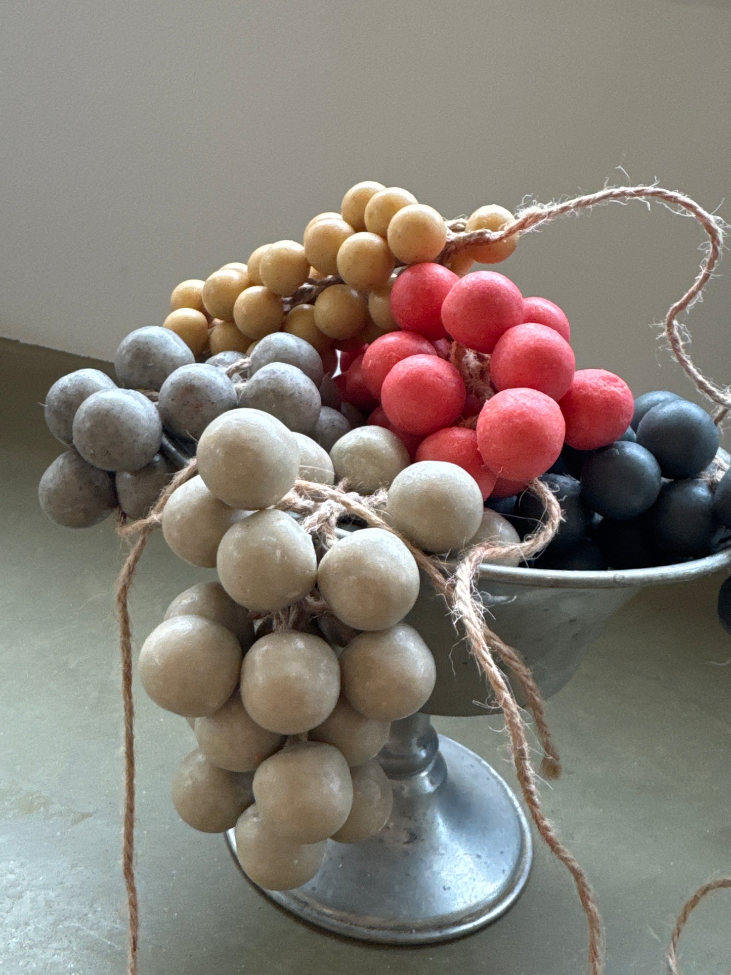 Large Gray Grape Soap Bunch