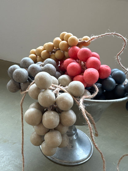 Large Gray Grape Soap Bunch