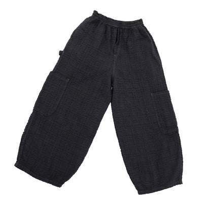 F.D.A. Black Sesame Rayon Chef Pant