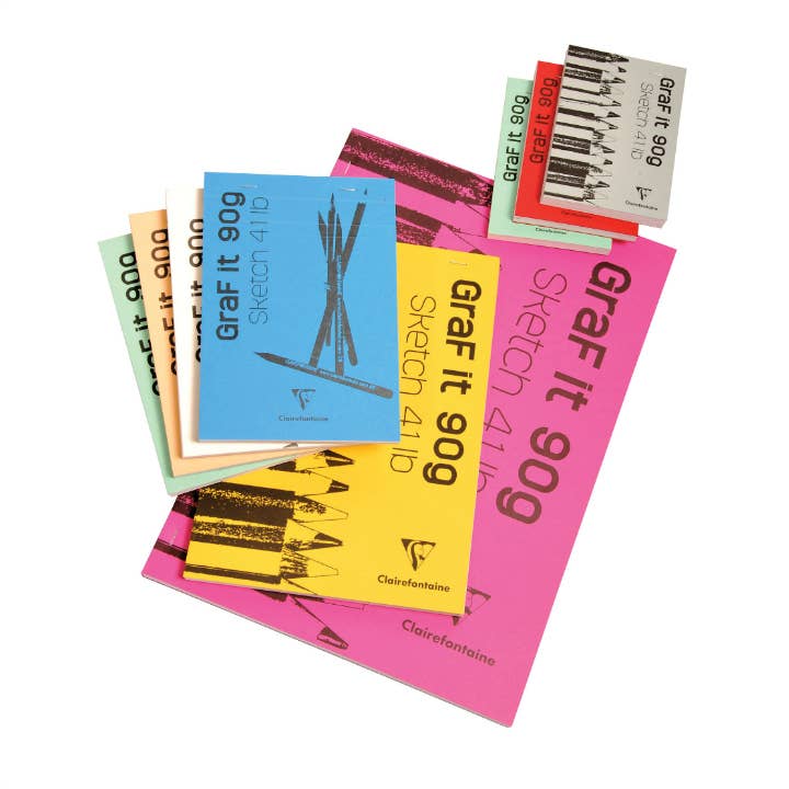 Clairefontaine Graf-It Sketchpads - A6
