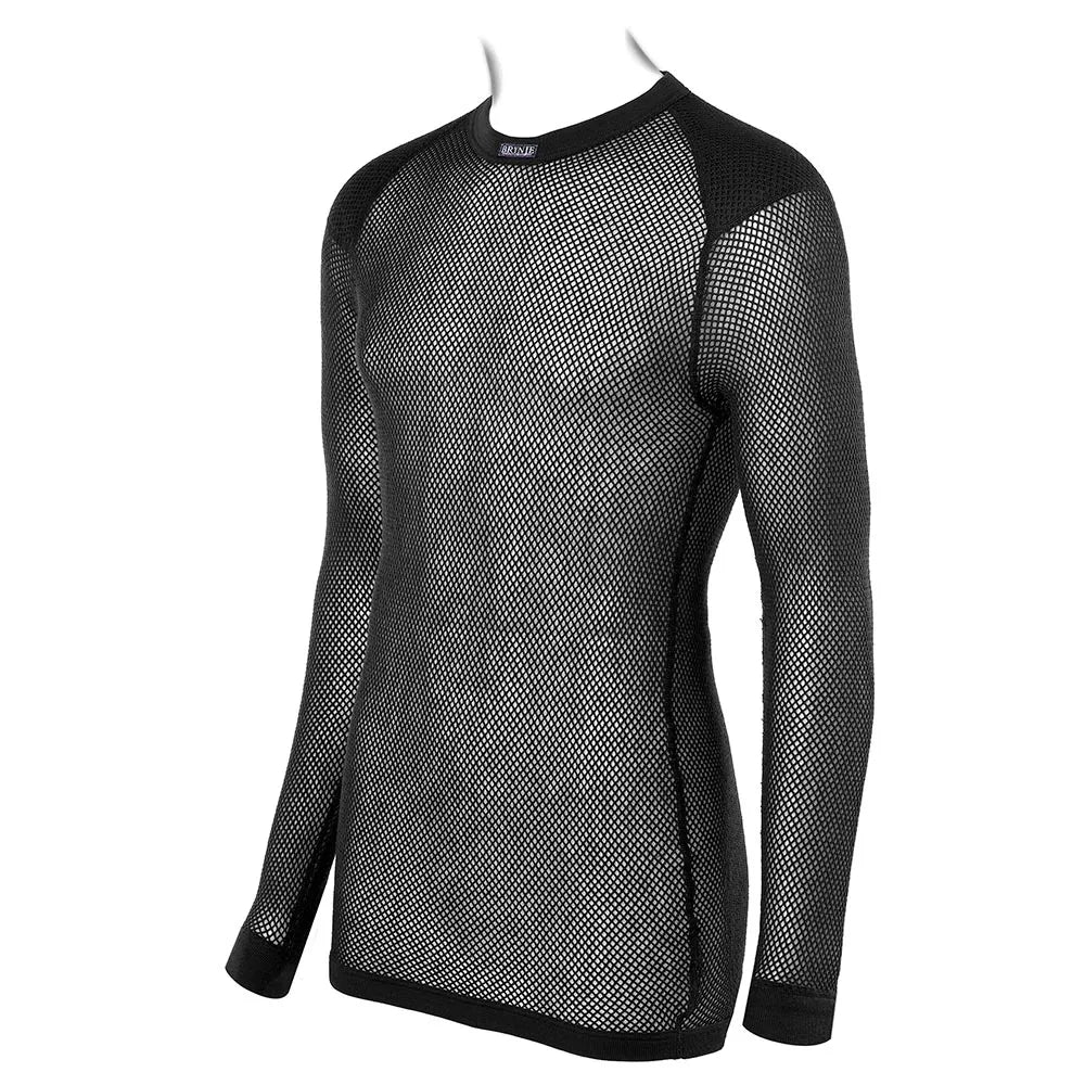 Classic Wool Mesh Base Layer Long Sleeve Shirt