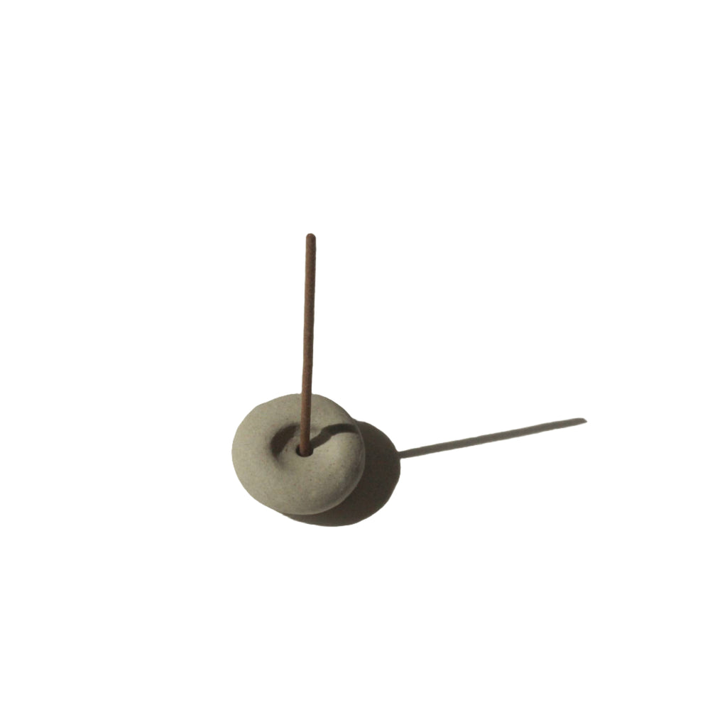 Ceramic Pebble Incense Holder
